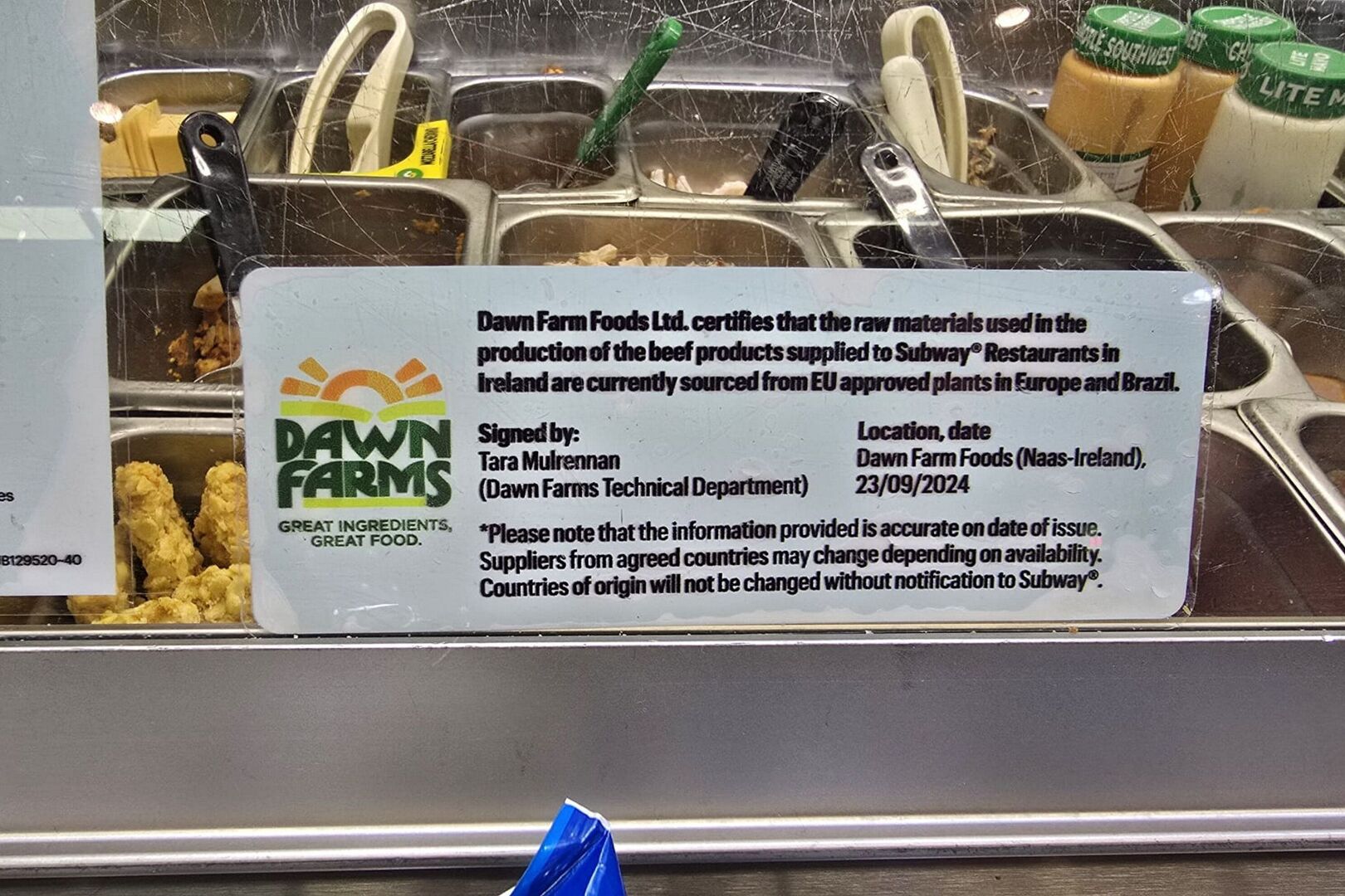 Explained: the Subway sign, Brazilian beef, the angry farmers and calls ...