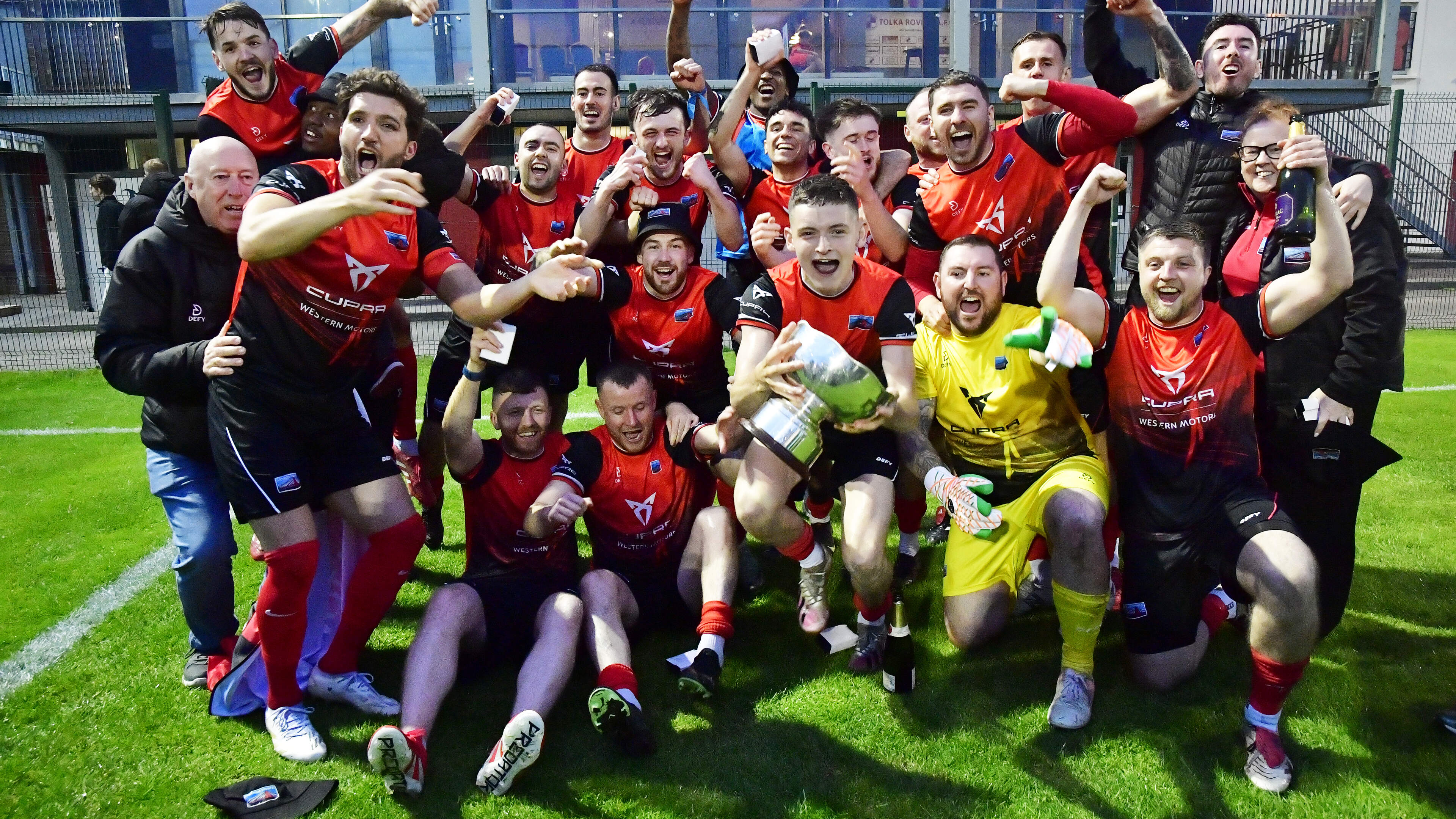 Drogheda Town make history with first senior cup with dramatic Polikoff Cup shootout victory
