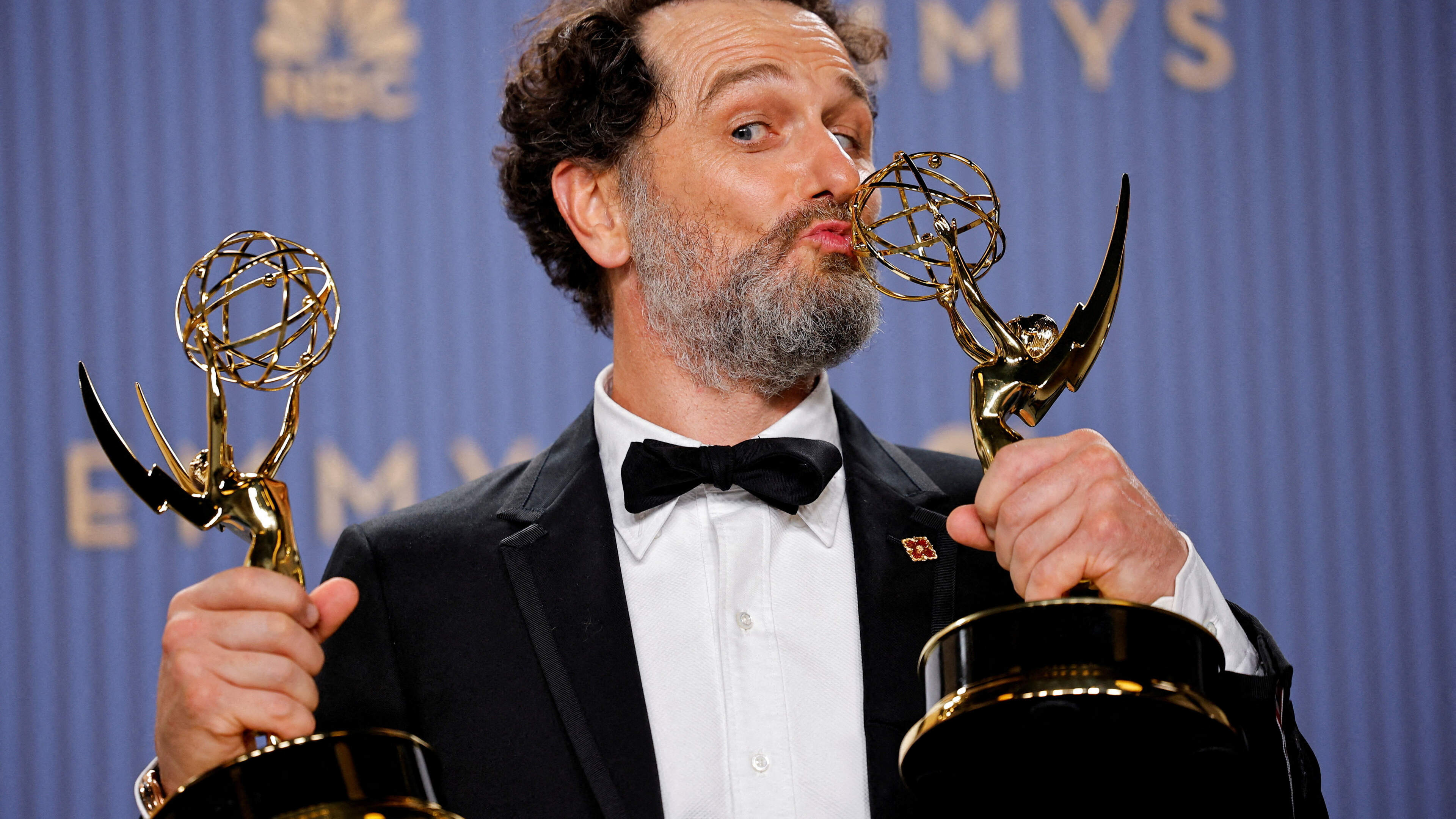 Matthew Rhys makes Emmy history by netting two best actor awards on same night - and here is the full list of winners