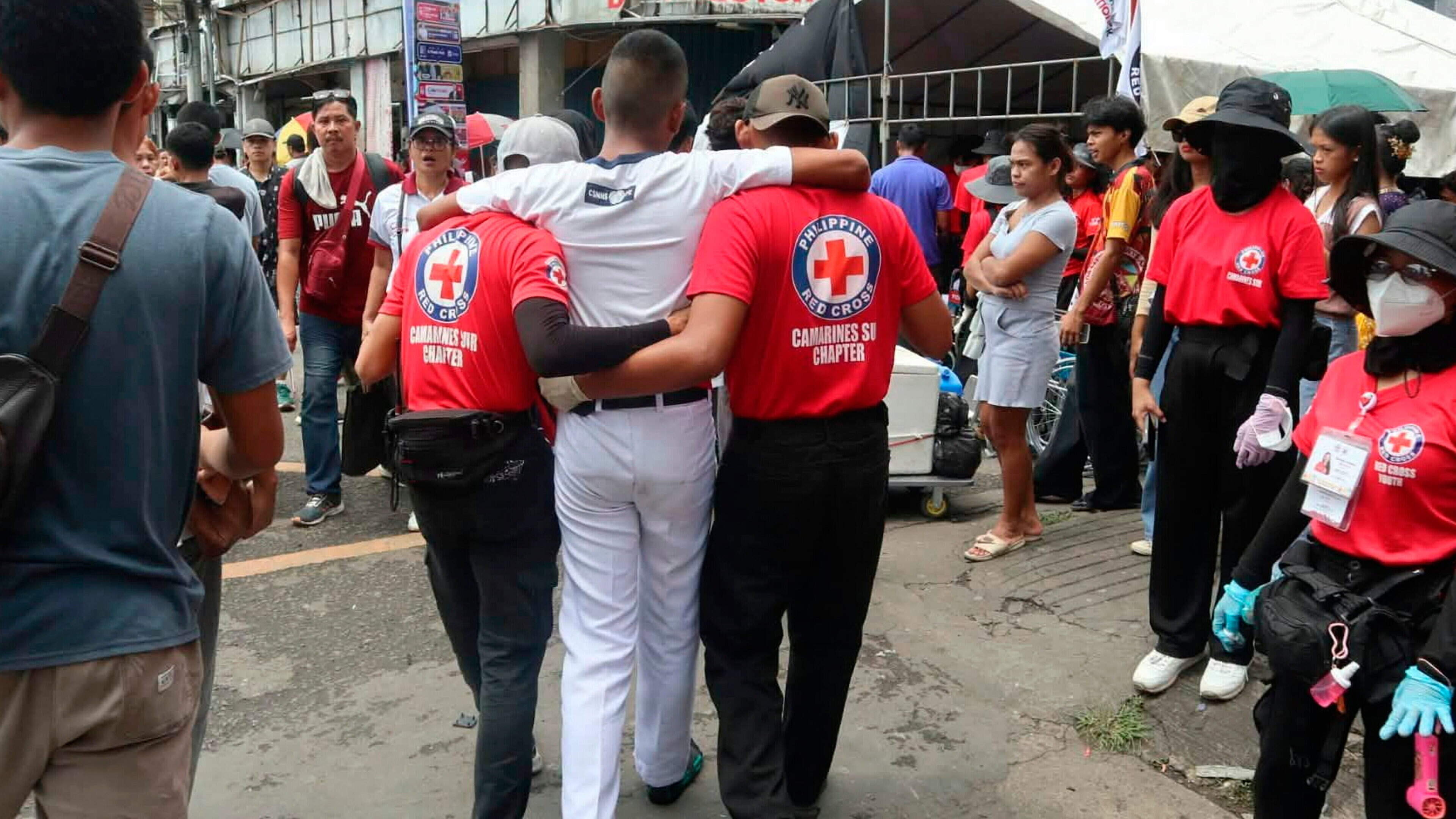 Three dead and eight injured as boy (16) opens fire in school in Philippines