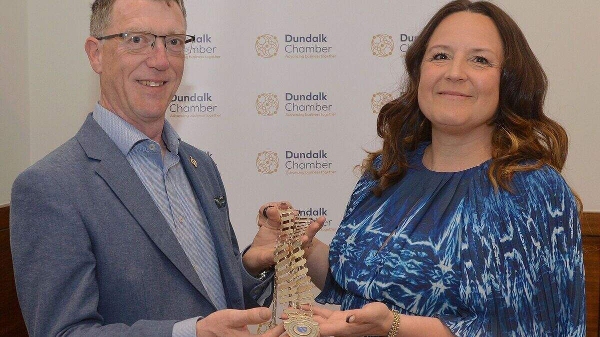 Dundalk Chamber chains passed over to Hanna McDonnell at annual meeting ...