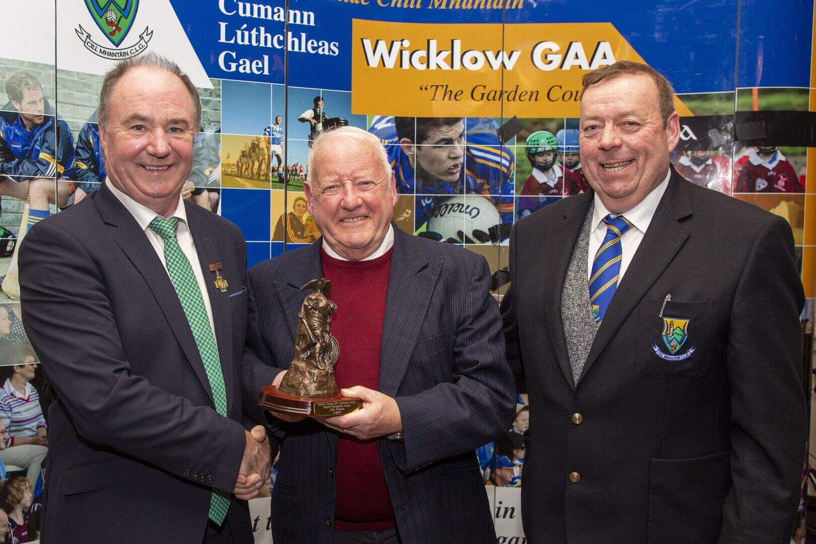 A very proud moment for Liam ‘Laffy’ Keenan as he collects his son's ...