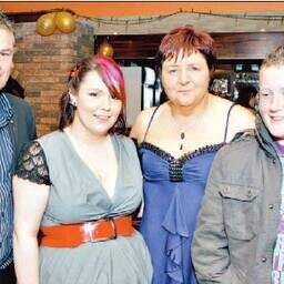 Michael and Kelly Shannon with Mary and Michael Carter out for the night in the Palatine GFC Clubhouse.