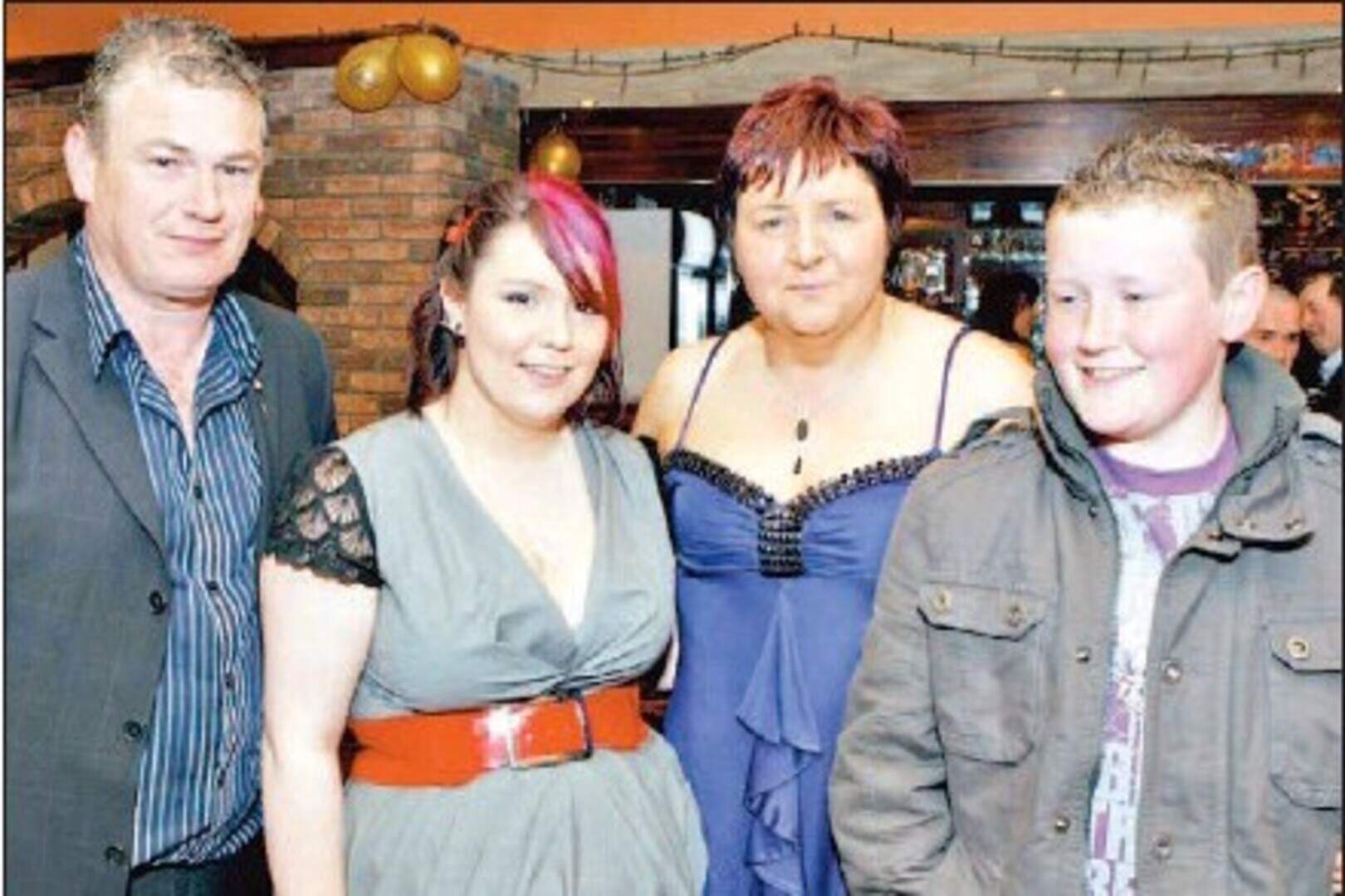 Michael and Kelly Shannon with Mary and Michael Carter out for the night in the Palatine GFC Clubhouse.