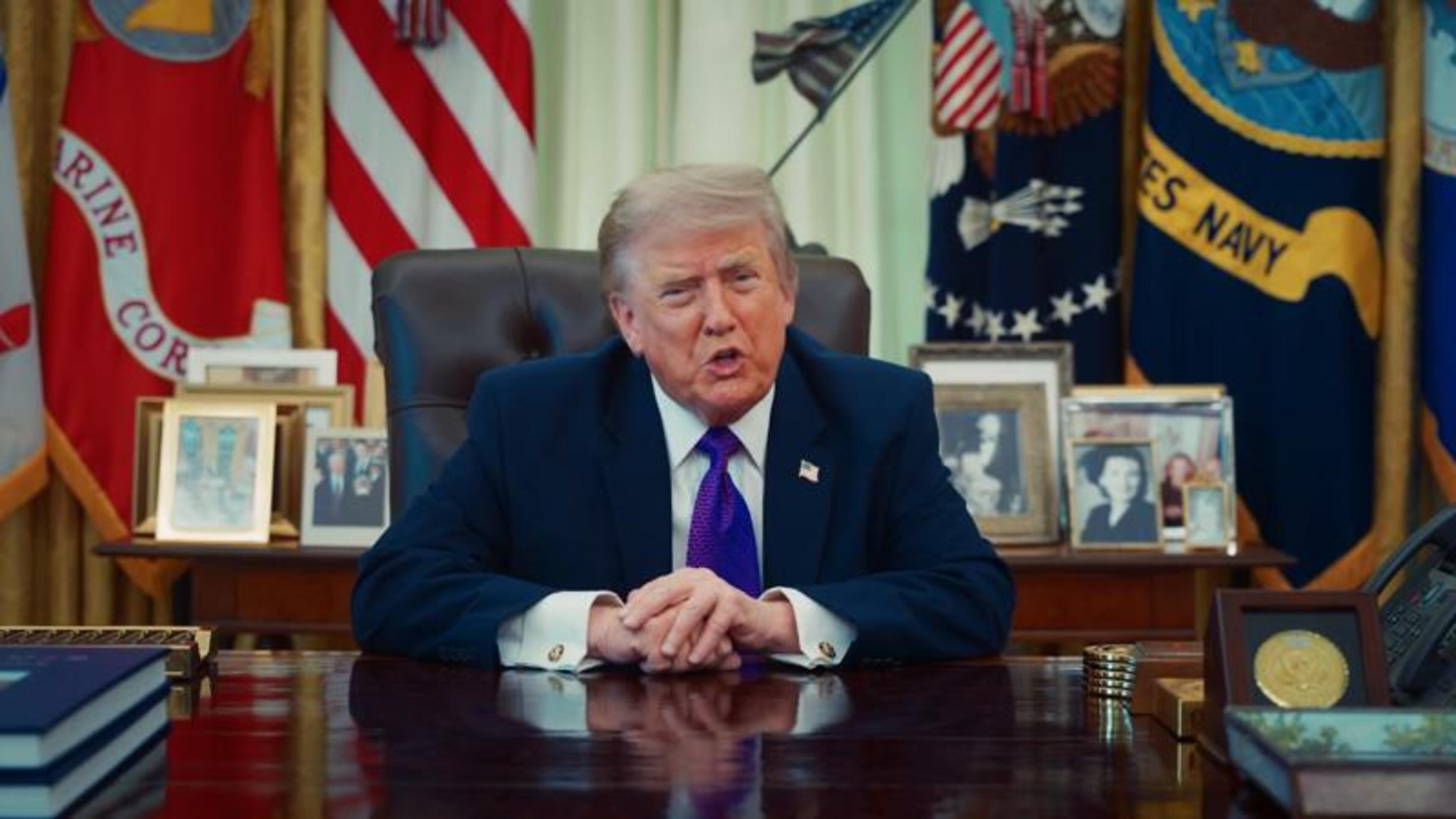 ‘The Dáil isn’t sitting that week’: Taoiseach cautious on question of State address by Donald Trump