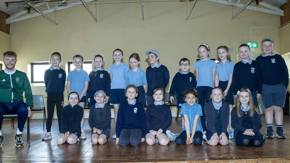 Irish Paralympian surprises Carlow-Wicklow students as secret Active Schools Week 2026 guest