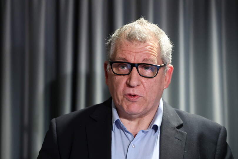 Australian construction engineer Robert Pether speaks to media at Dublin Airport on his return to Ireland after being held in Iraq for five years. The 51-year-old was arrested in April 2021 with a colleague after a dispute arose between the Dubai-based company they worked for and the Central Bank of Iraq. Picture date: Monday October 12, 2026. PA Photo. Photo credit should read: Clodagh Kilcoyne/PA Wire