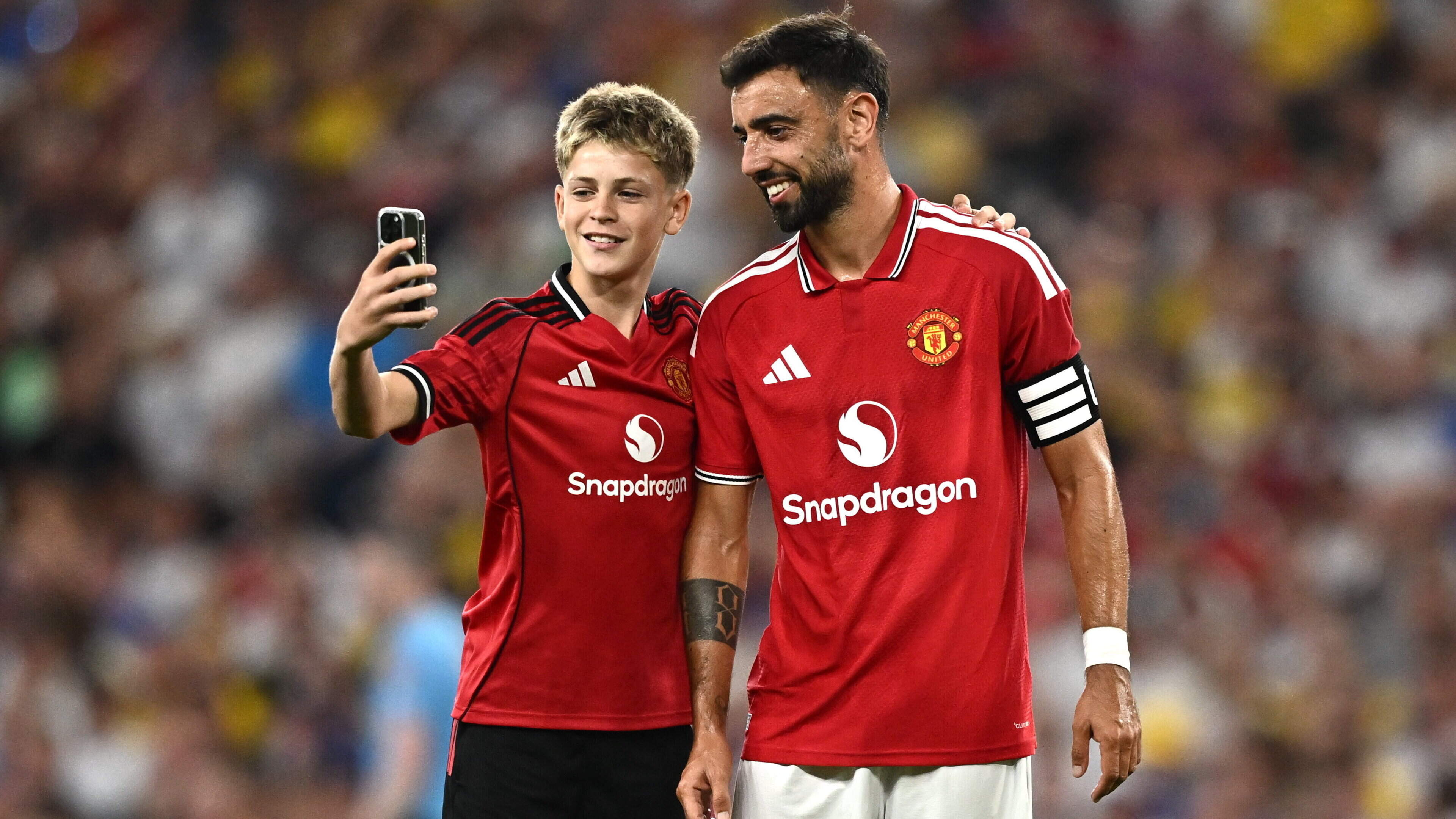 ‘It shows the big love they have for this club’ - Manchester United’s Mazraoui on fans seeking selfies during Croke Park match