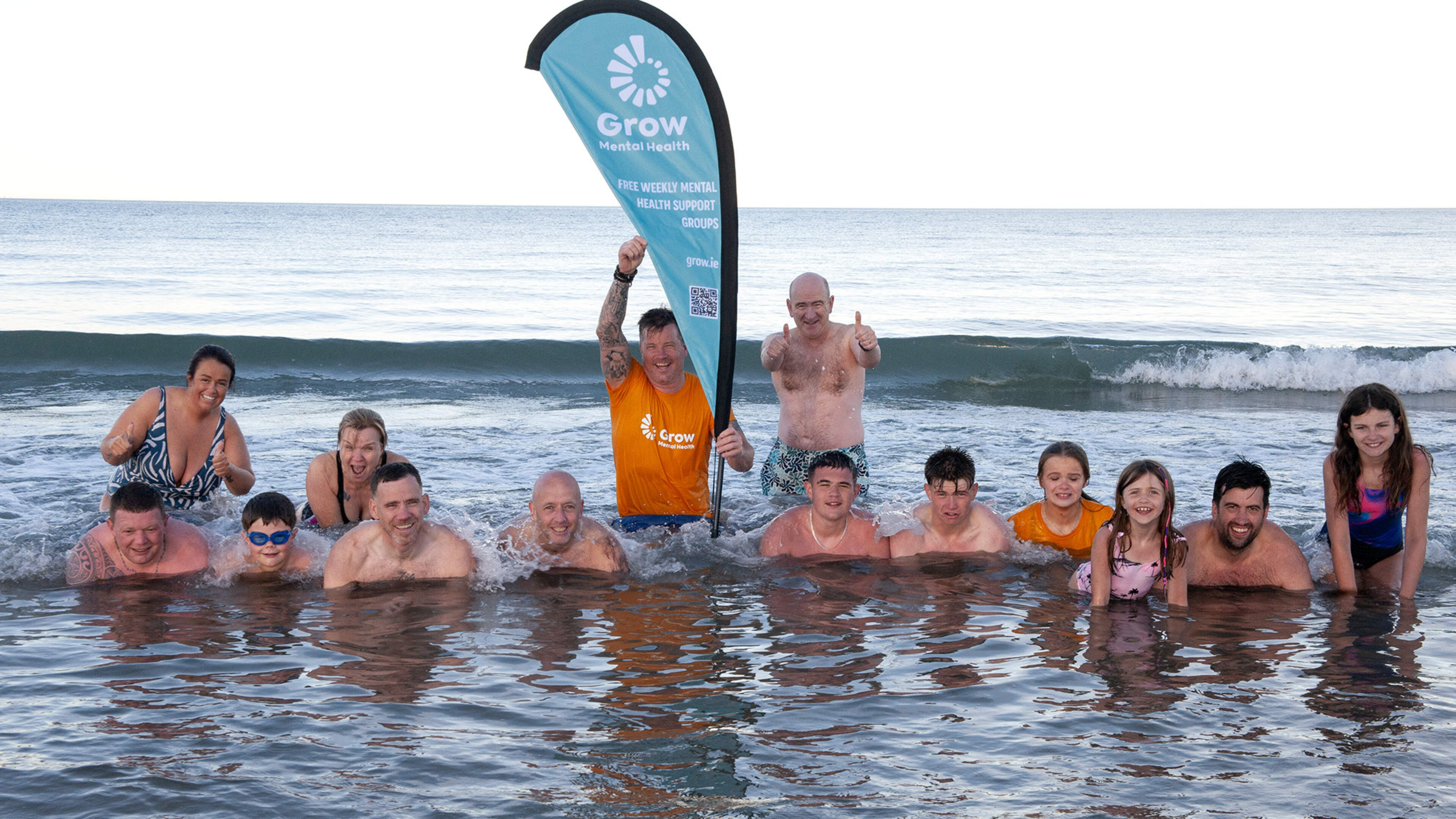 Wexford man among hundreds to take to take Dip at Dusk for mental health