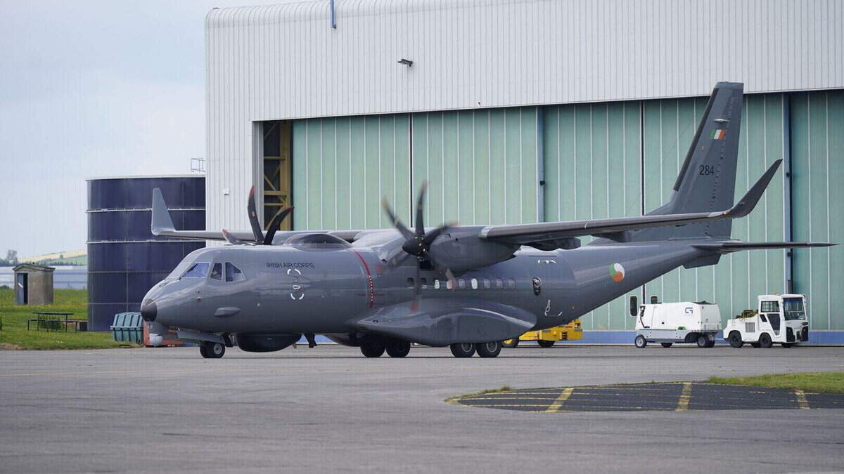 Air Corps shadows sanctioned Russian crude-oil vessel off Clare coast as Donald Trump visits Doonbeg