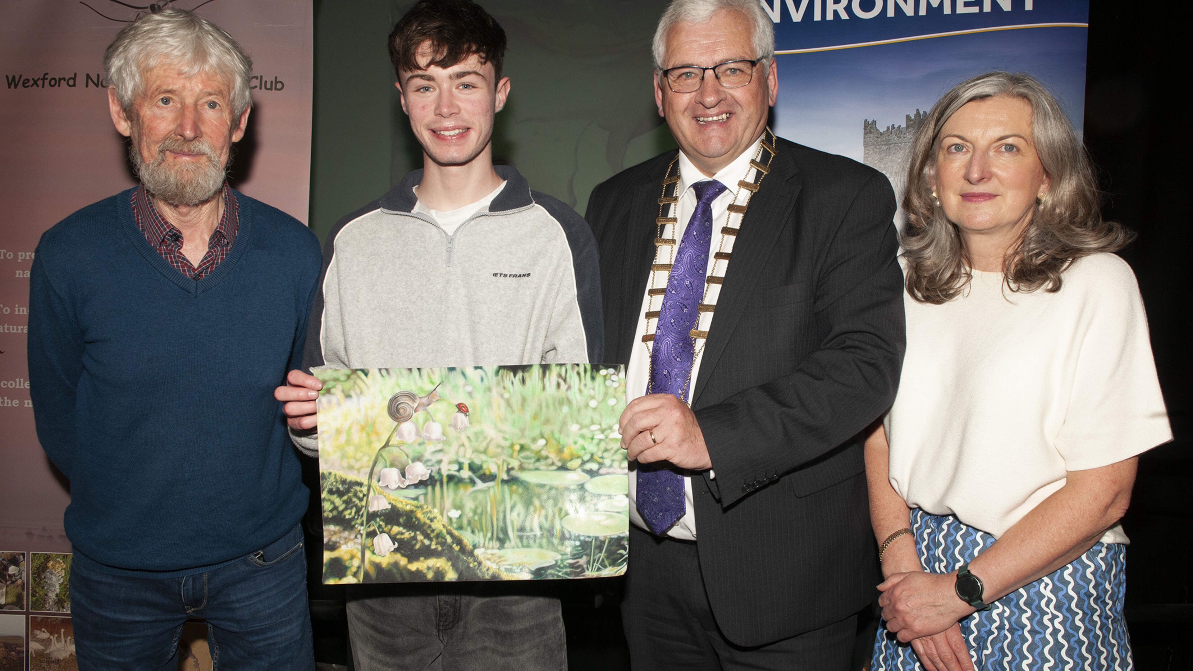 Young artists honoured at awards ceremong celebrating Wexford’s Wetlands
