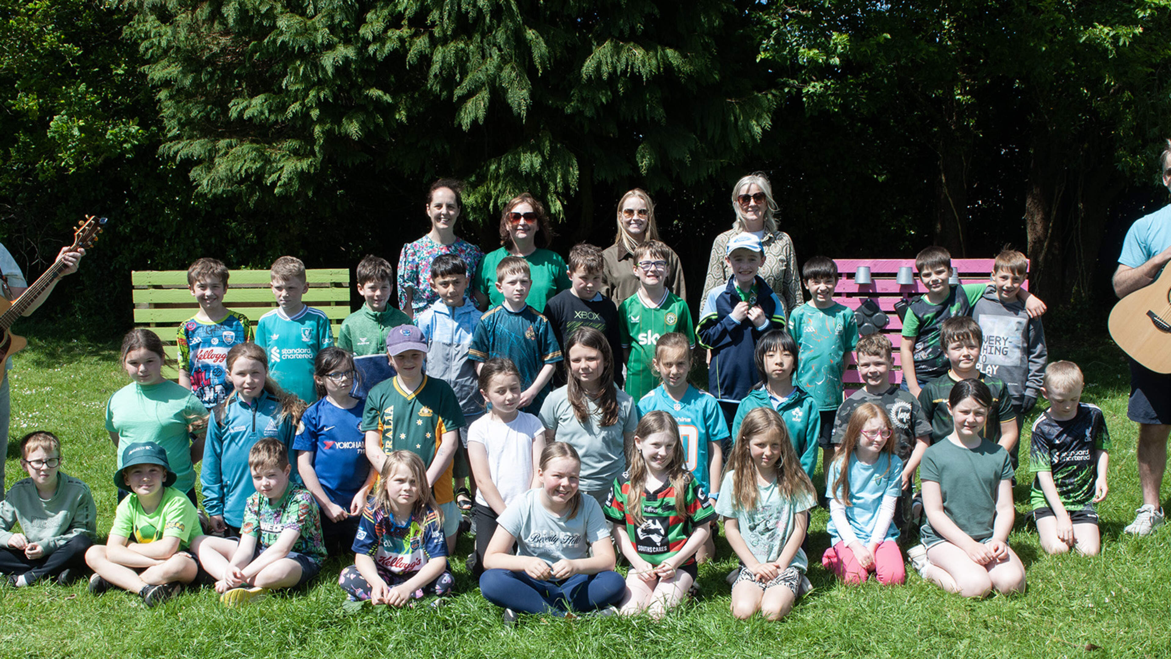 Music and community spirit bloom at Wexford school as pupils unveil song for new sensory garden