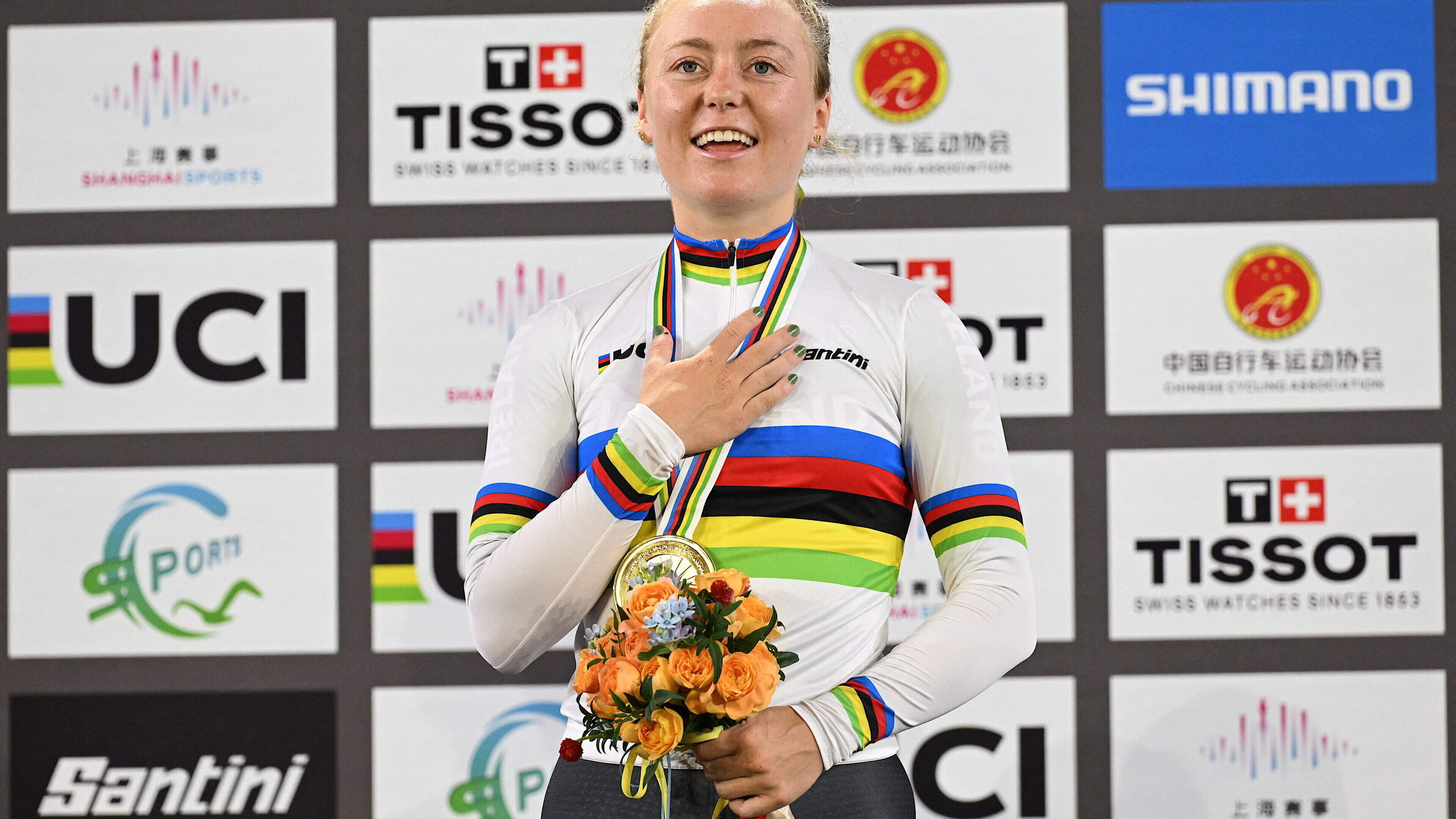 Lara Gillespie secures second world gold medal