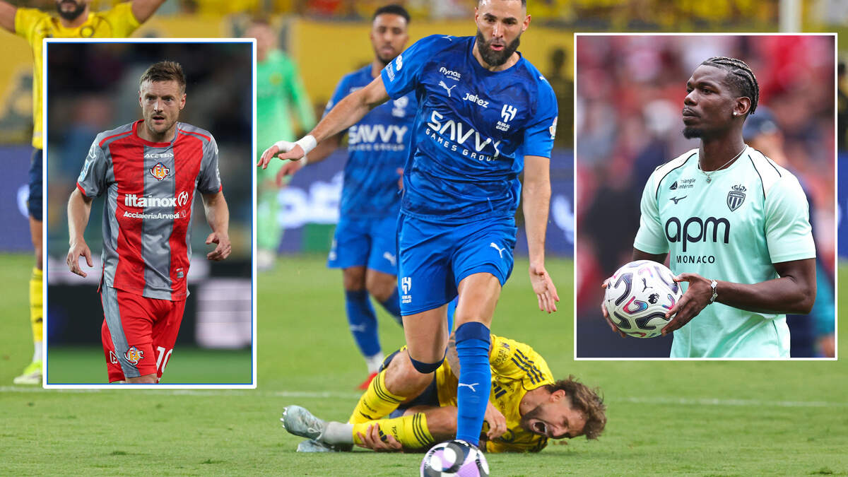 Free agent XI: Big names like Paul Pogba, Karim Benzema and Jamie Vardy headline this team of out-of-contract stars