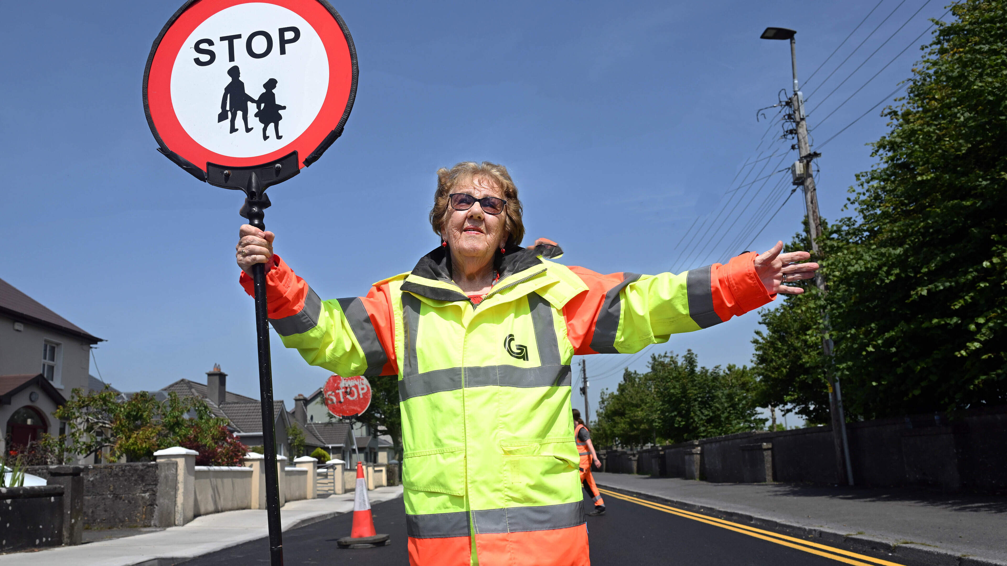 Galway lollipop lady marking 50 years in job plans to carry on ‘as long as the Lord allows me’