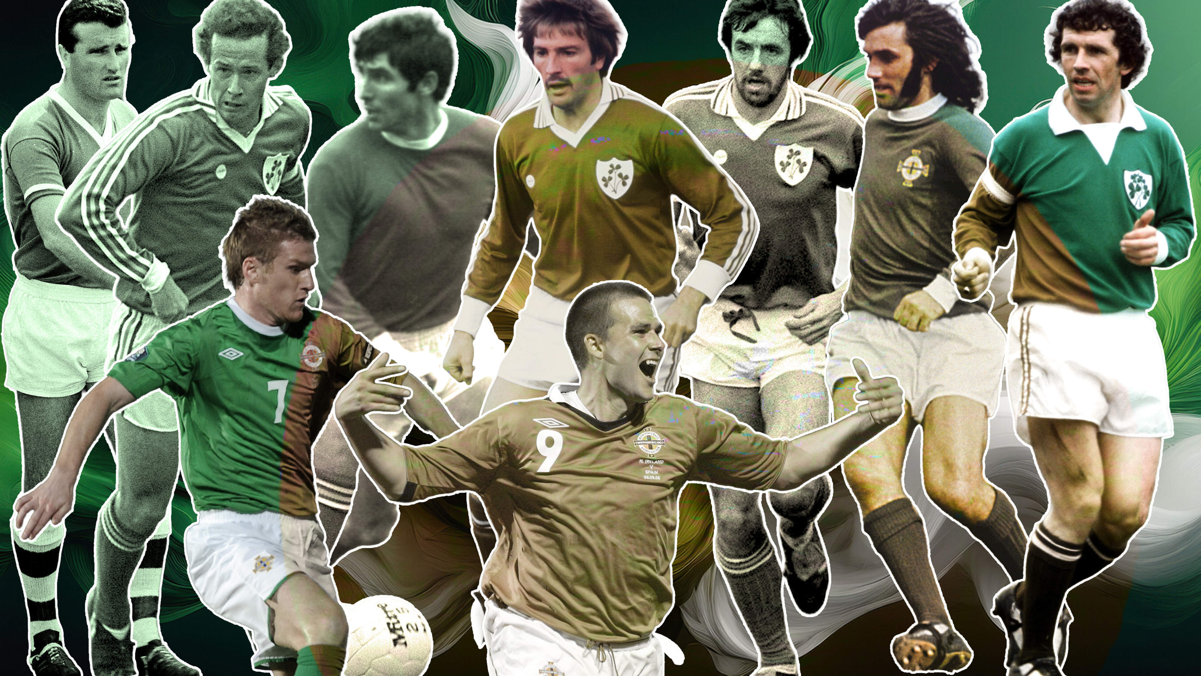 Best, Brady and Giles...  the Irish stars who were unable to