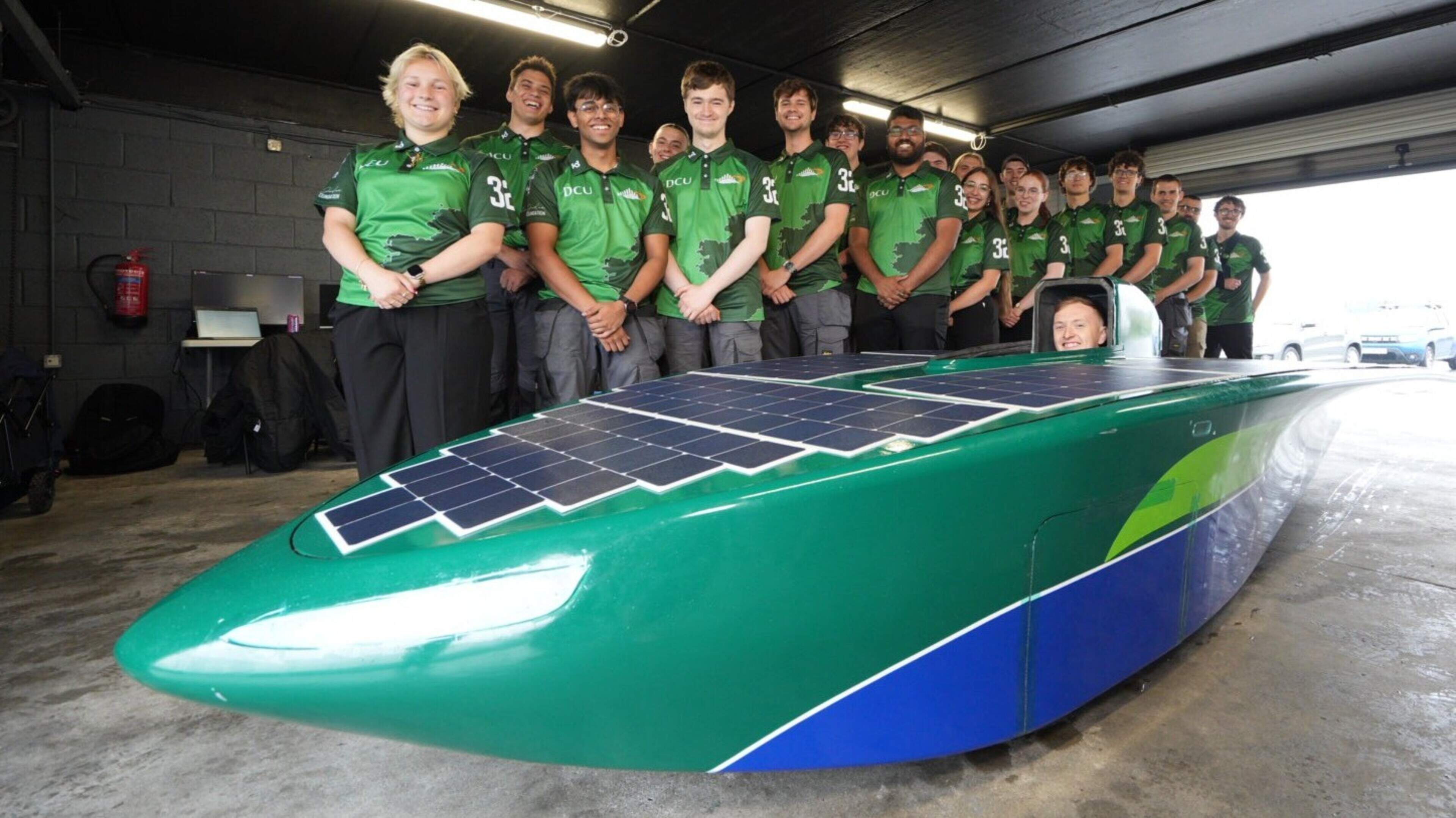 DCU students unveil Ireland’s first solar-powered racing car ahead of Belgium race