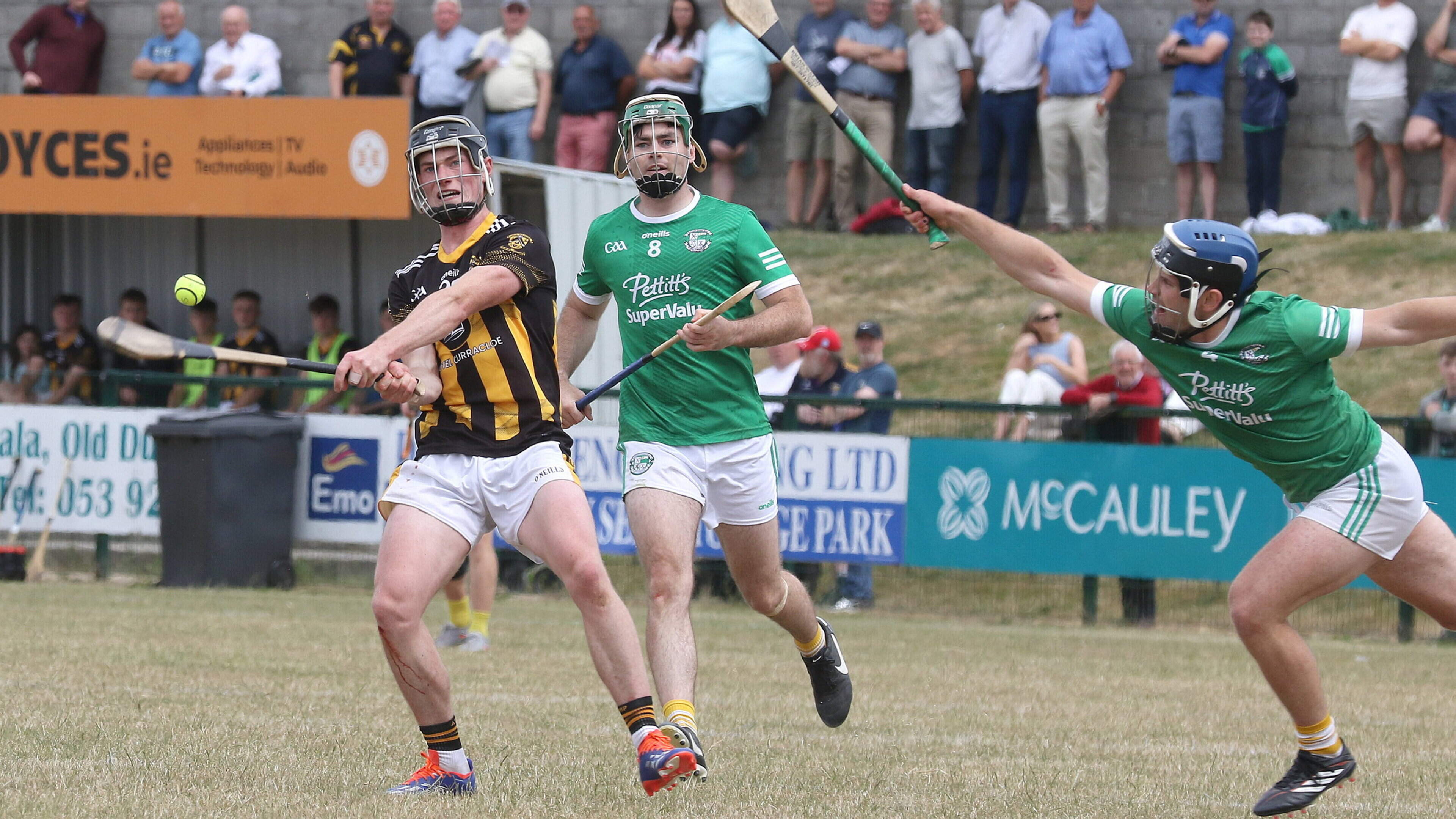Shelmaliers produce stunning response after McDonald goal left Naomh Éanna in pole position