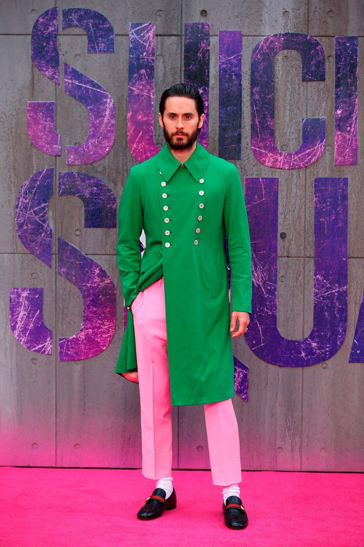 jared leto green dress It turns out really wasn't that excited to see that jacket on runway after all live-bridal