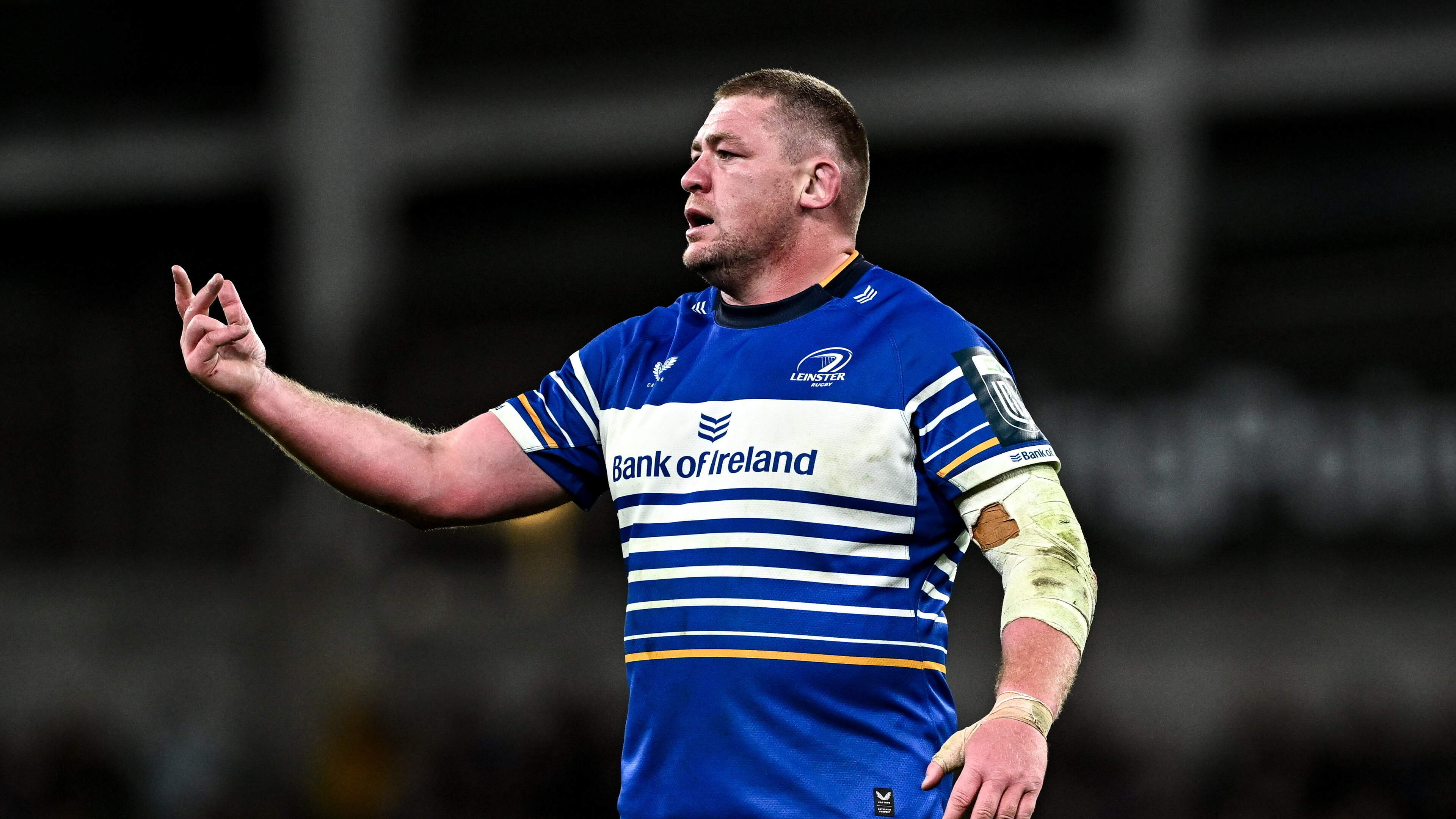 Leinster’s Tadhg Furlong cited after alleged ‘groin grab’ on Munster’s Gavin Coombes in URC clash