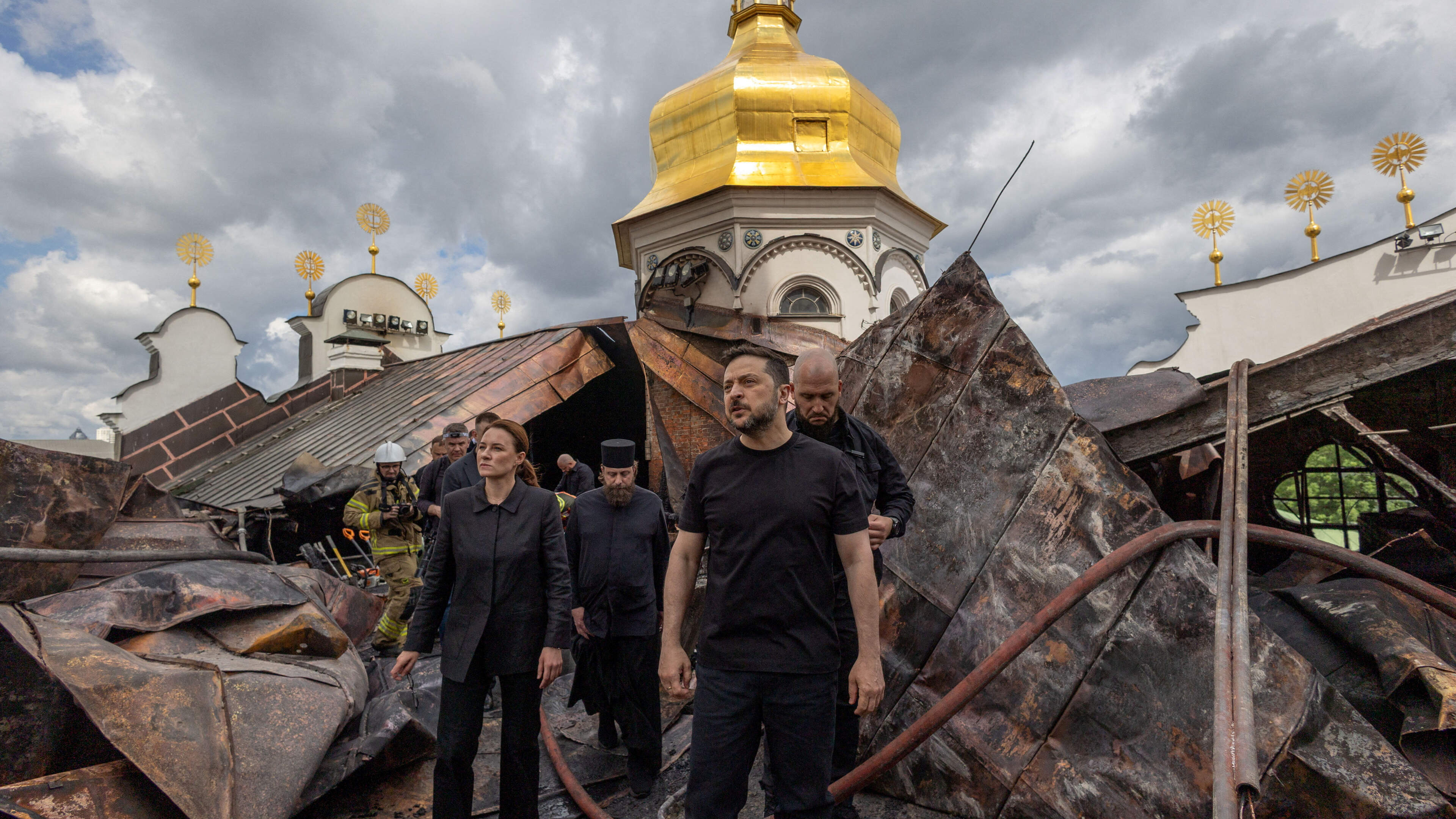 Thousand-year-old Kyiv monastery badly damaged by Russian strikes