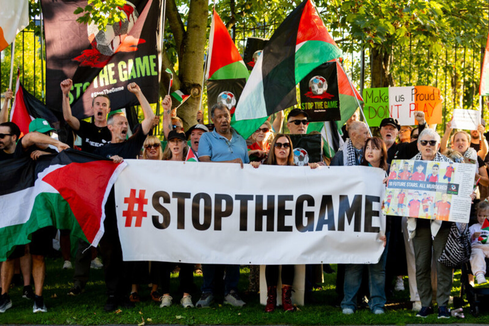 Genocide is not a game' – protesters call for Israel v Ireland fixtures to  be cancelled | Irish Independent