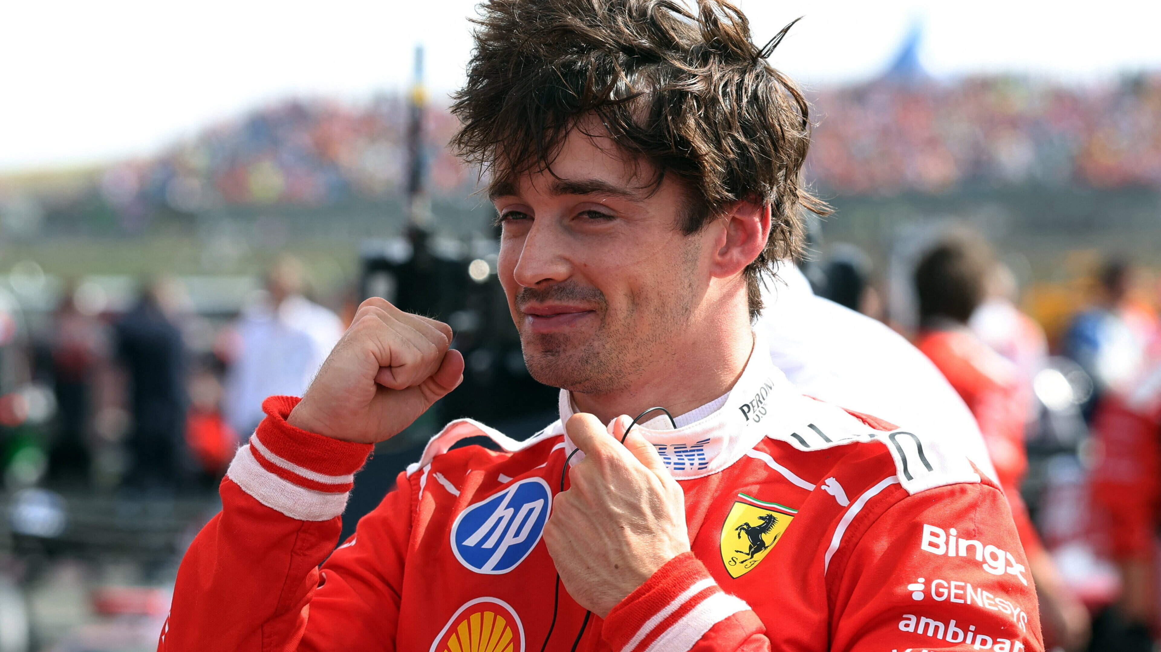 Ferrari’s Charles Leclerc wins British Grand Prix, as George Russell takes second place