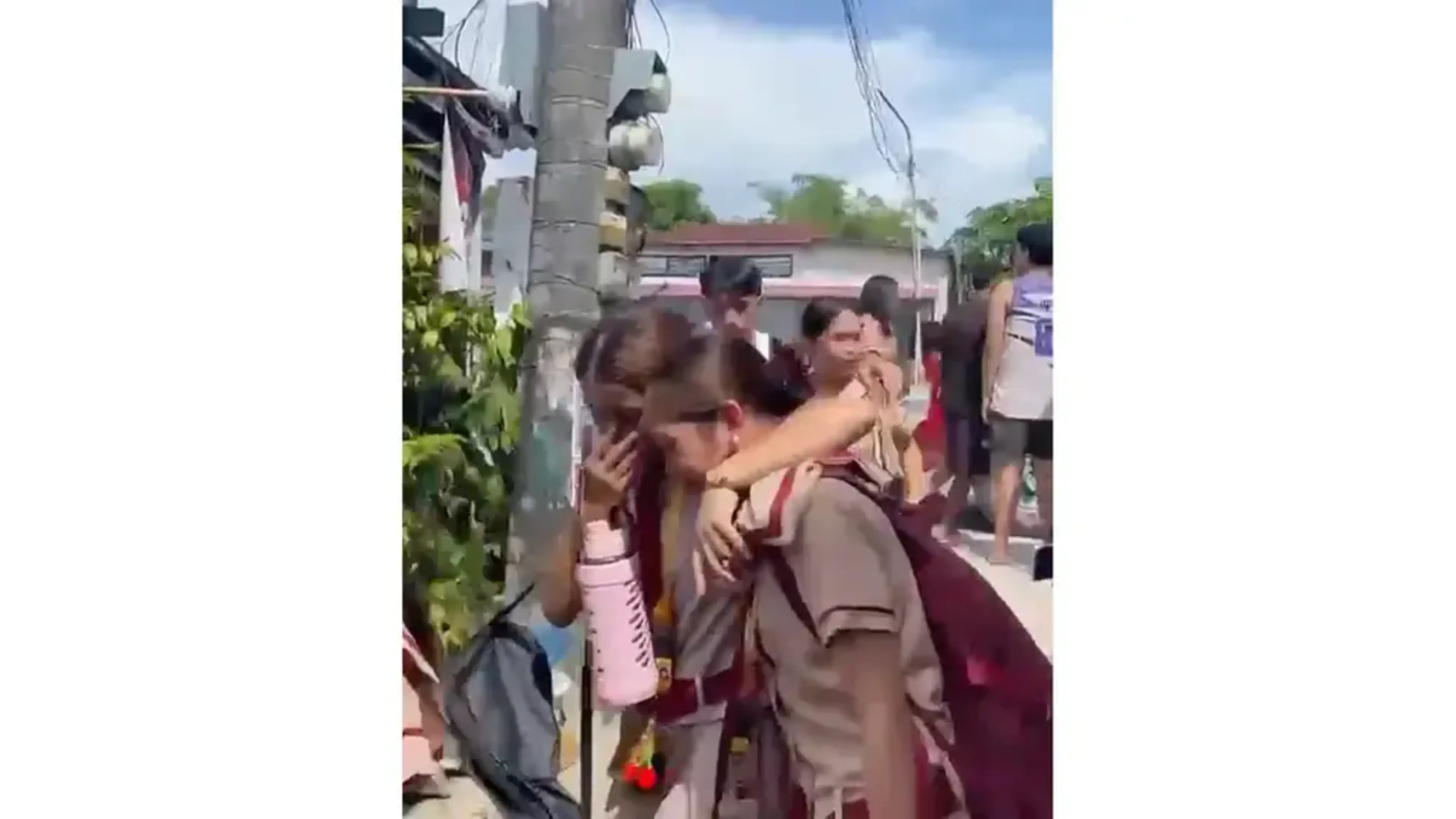 Three children killed and five injured in school shooting in central Philippines