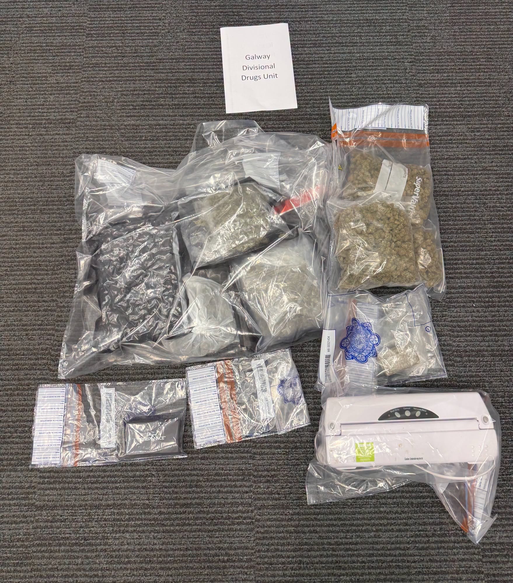 Gardai in Galway seize drugs worth €43,000 following raid of house