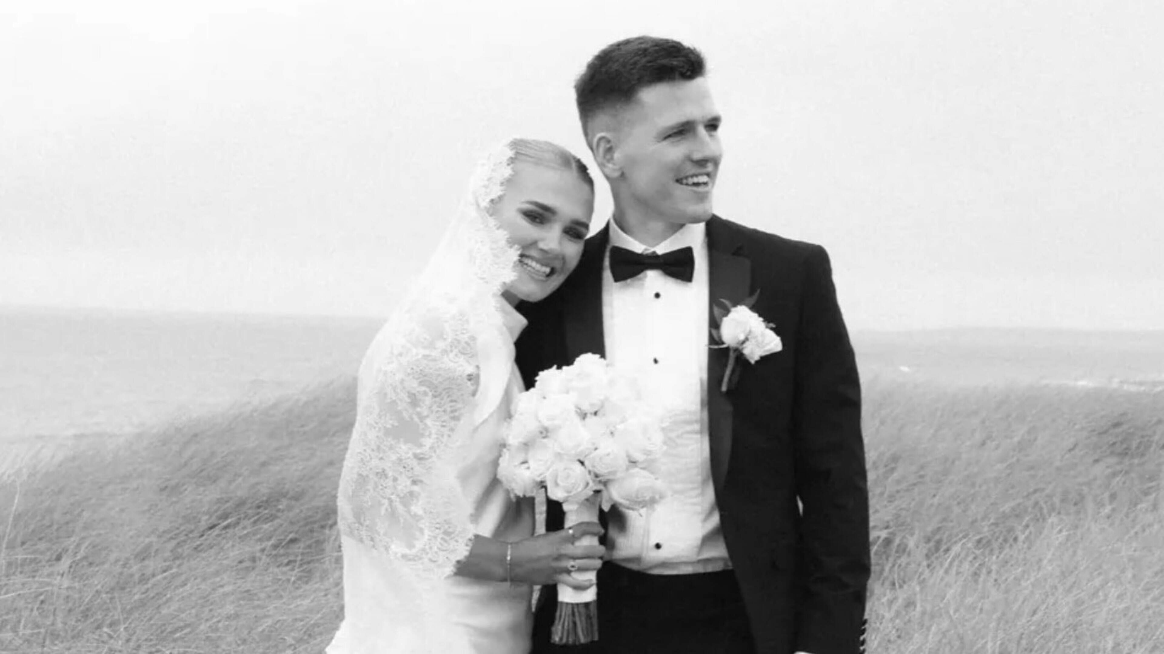 Sam Maguire appears as Mayo footballer Fergal Boland weds Sligo-based yoga teacher Roberta Harrington