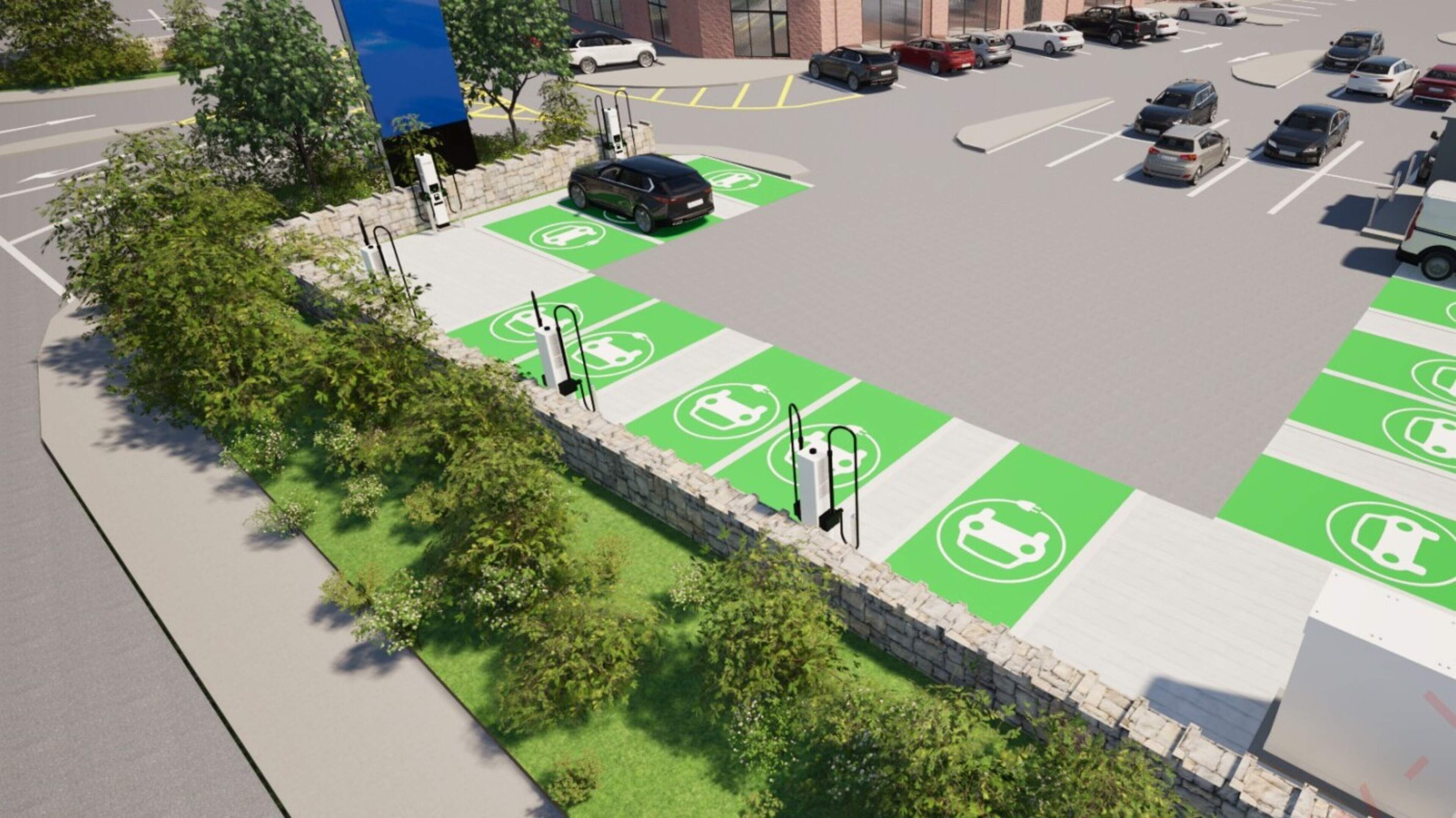 New EV charging points and car park spaces proposed for Galway shopping centre