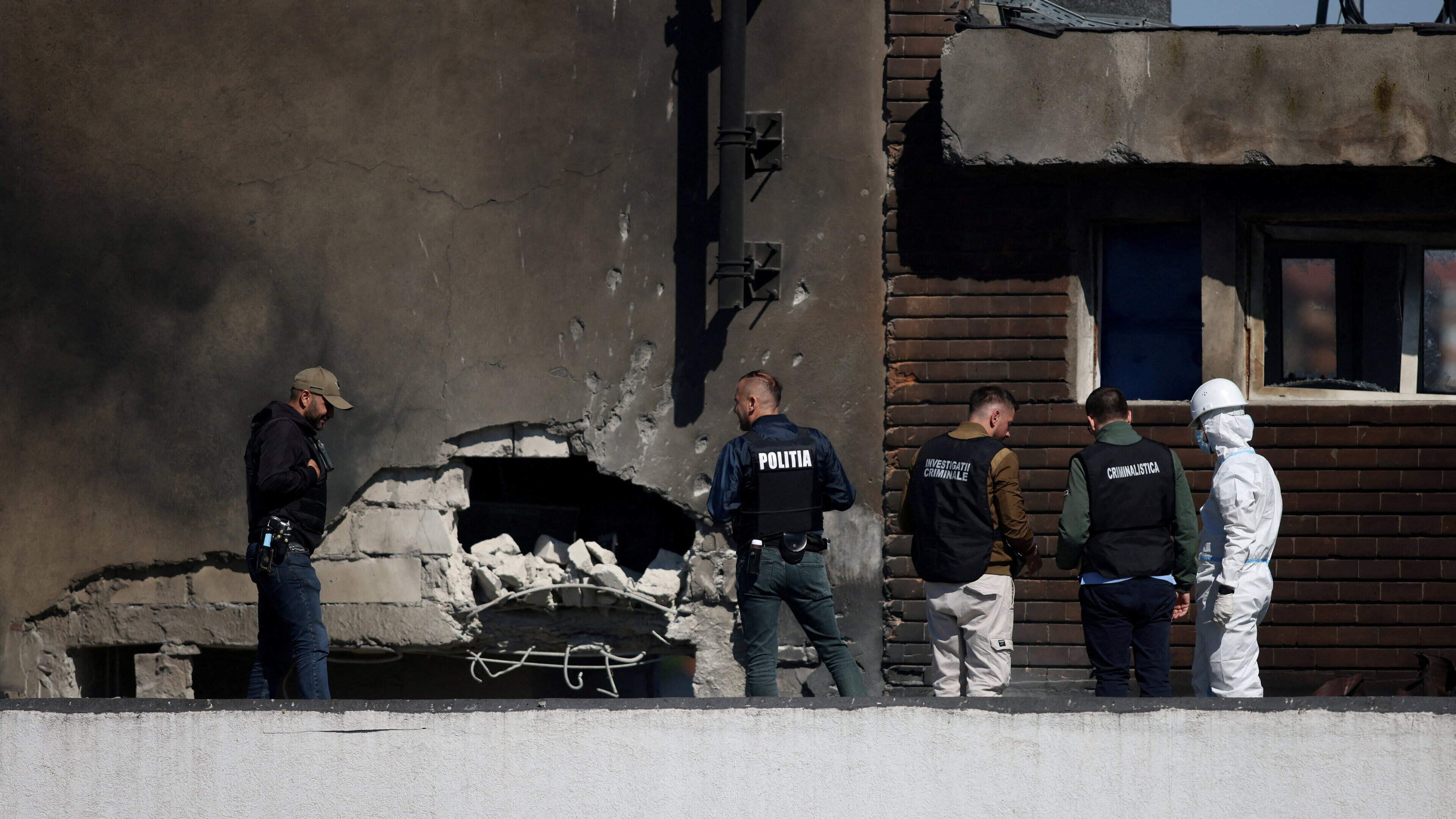 Nato vows to defend territory after Russian drone hits Romanian town
