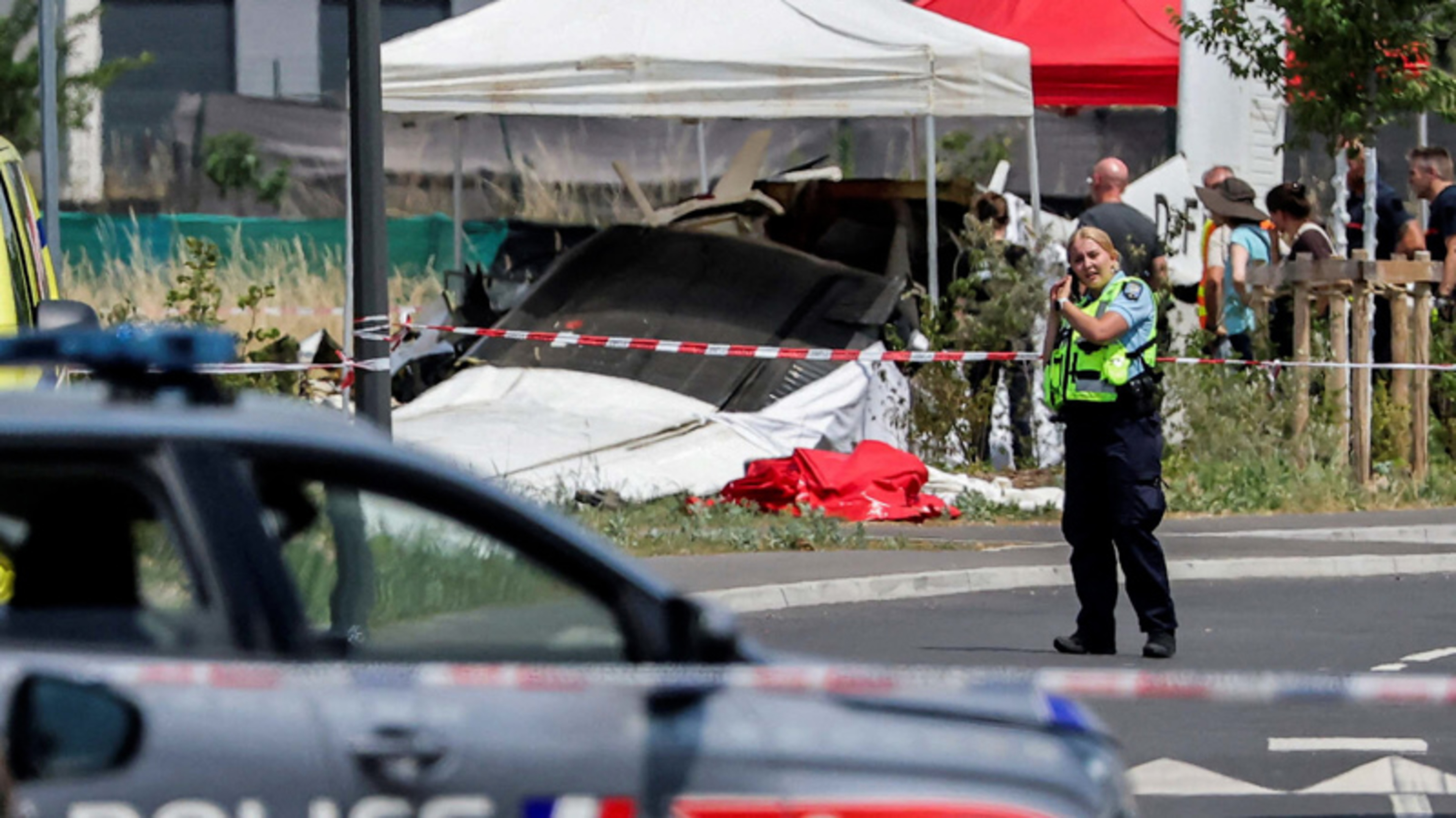 Five nurses about to make first skydive among 11 dead as plane crashes in northern France