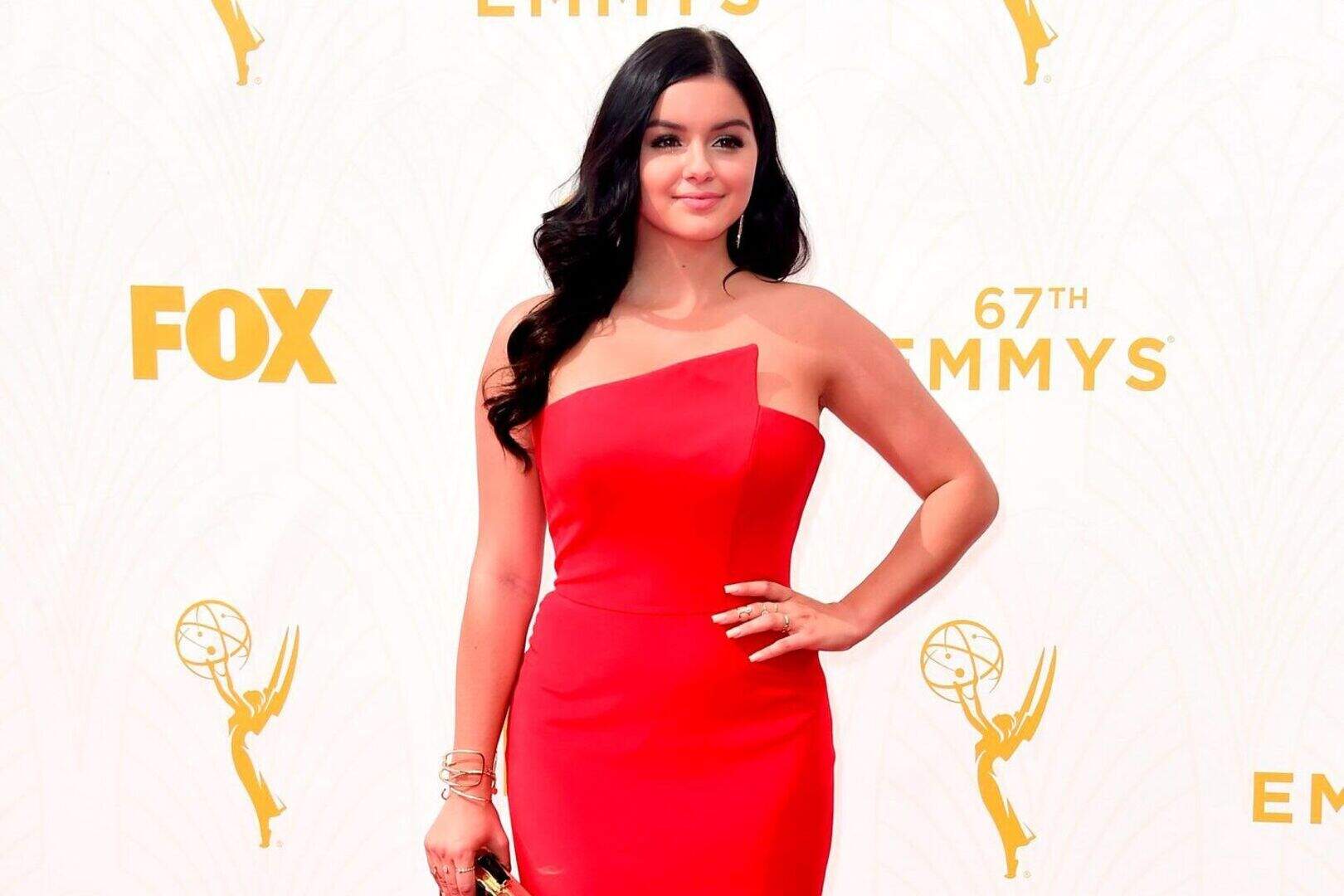 ariel winter romona dress Ariel Winter Channels classic Hollywood Glamour in Romona Keveza  Romona  Keveza Official Website