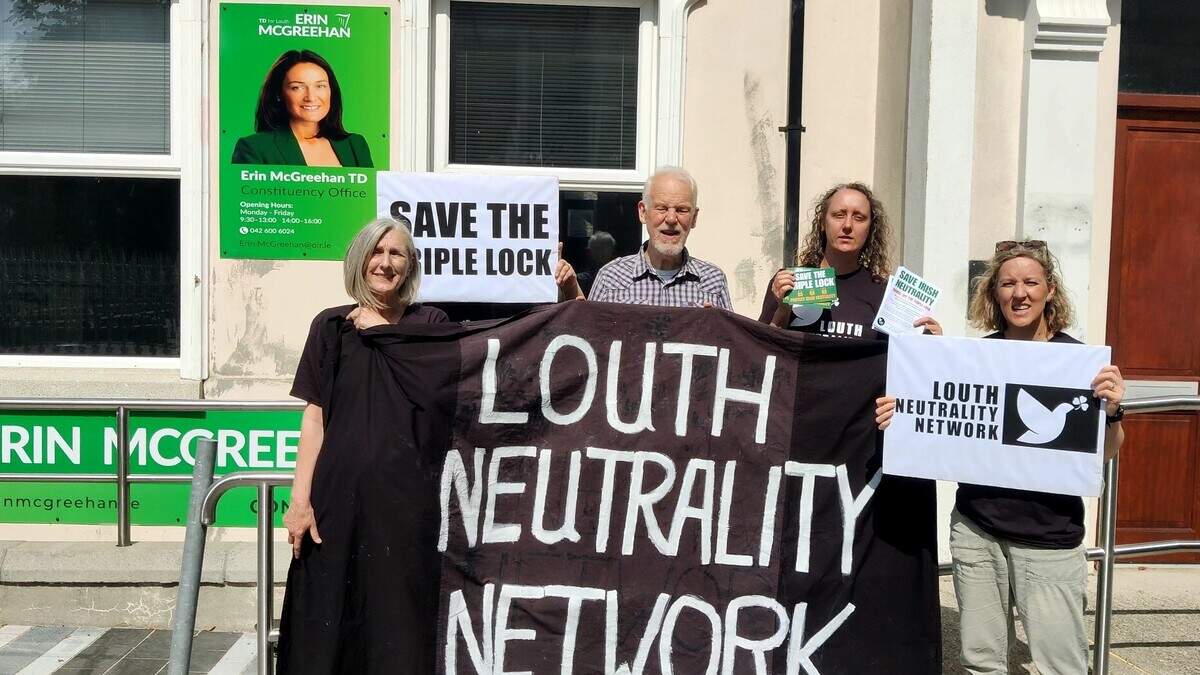 Louth Neutrality Network condemns move to remove the Triple Lock