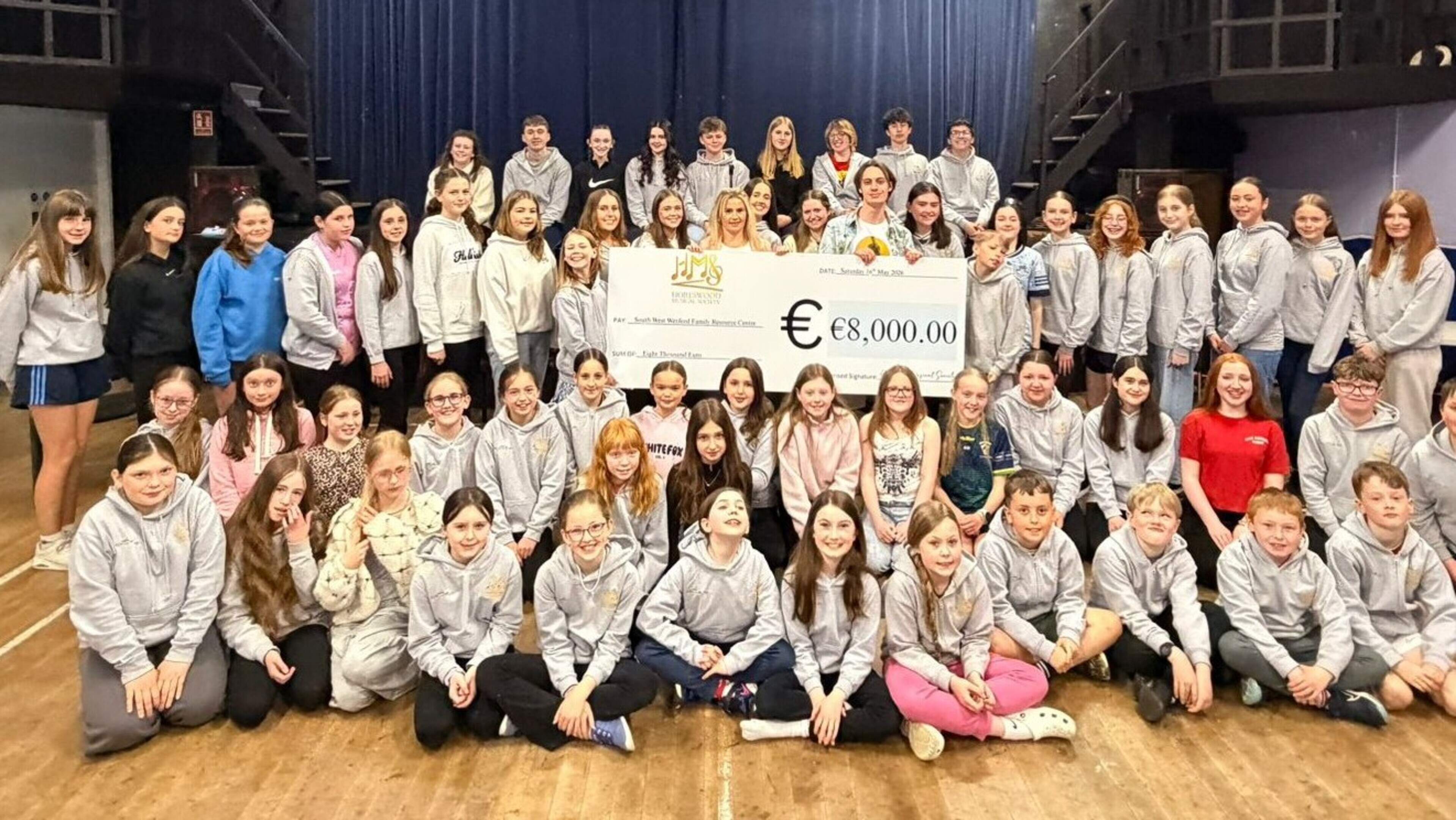 How €8,000 from Horeswood Musical Society will help families in South West Wexford