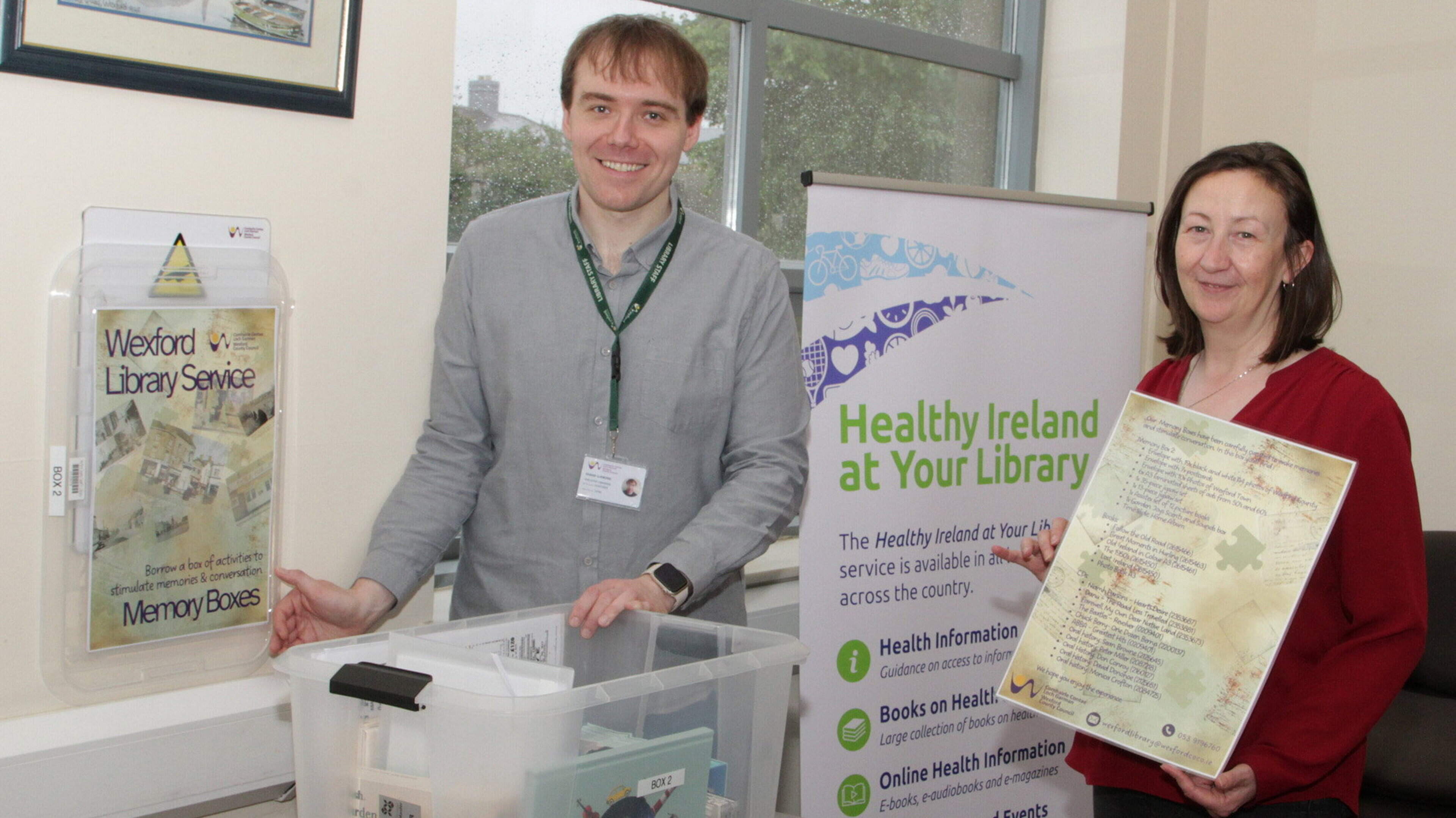 Enniscorthy library launches memory box initiative to improve wellbeing of people with dementia