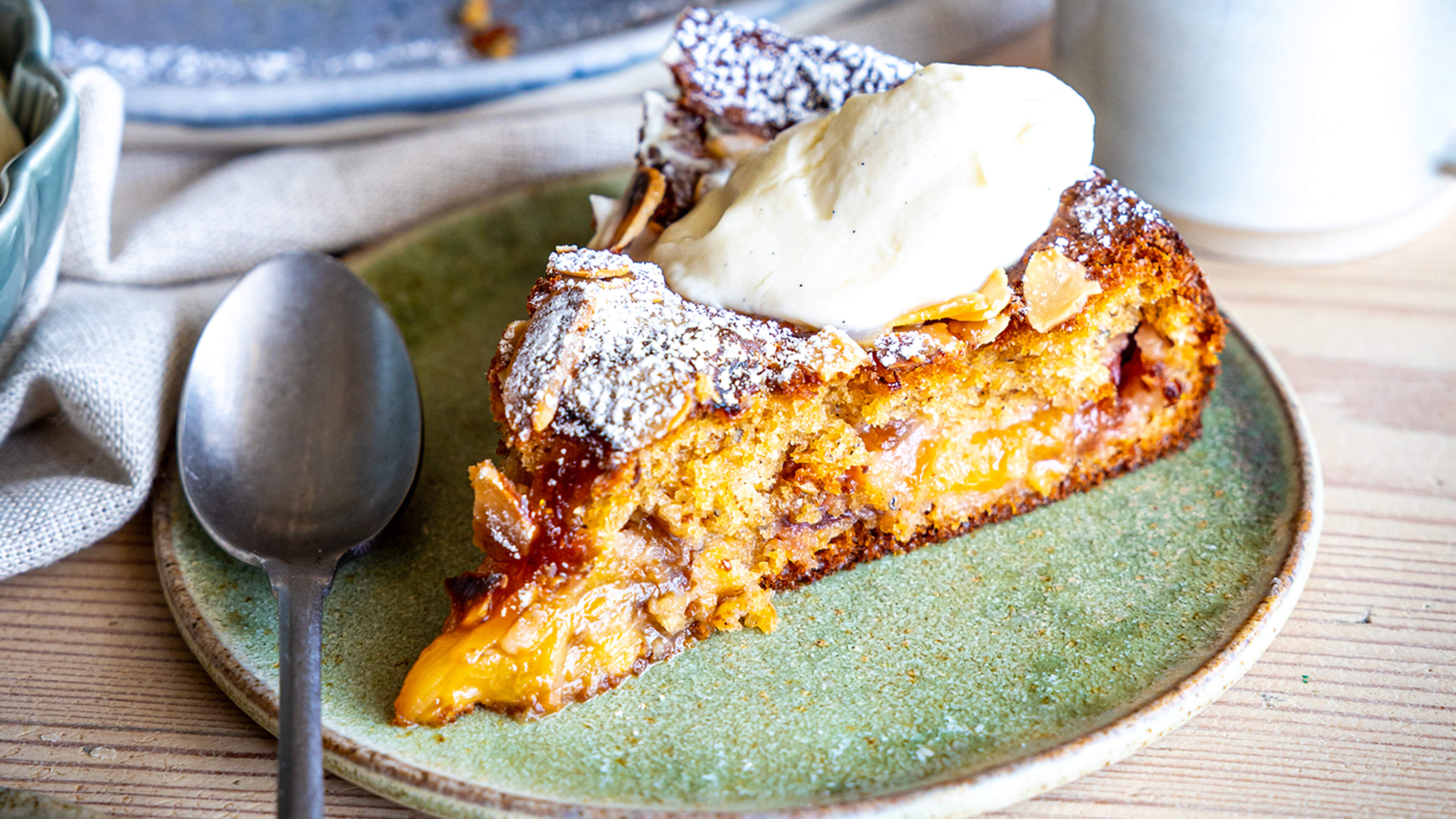 Plum & Almond Cake