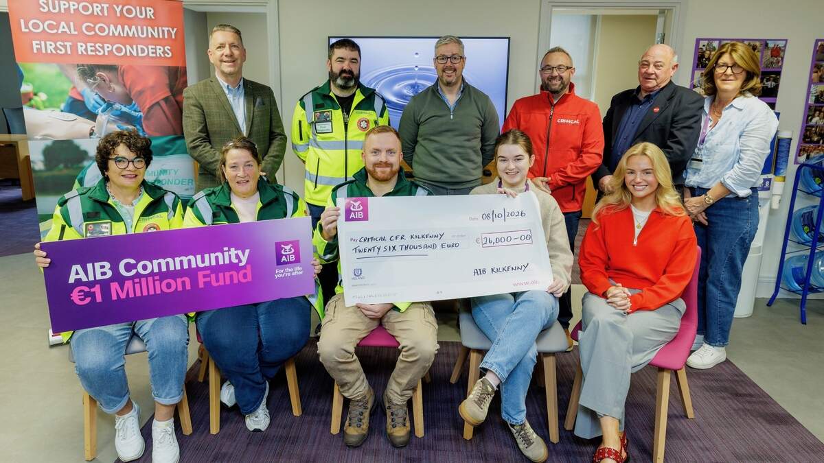 Volunteer first responder group dealt with more than 60 life-threatening emergencies in Kilkenny this year