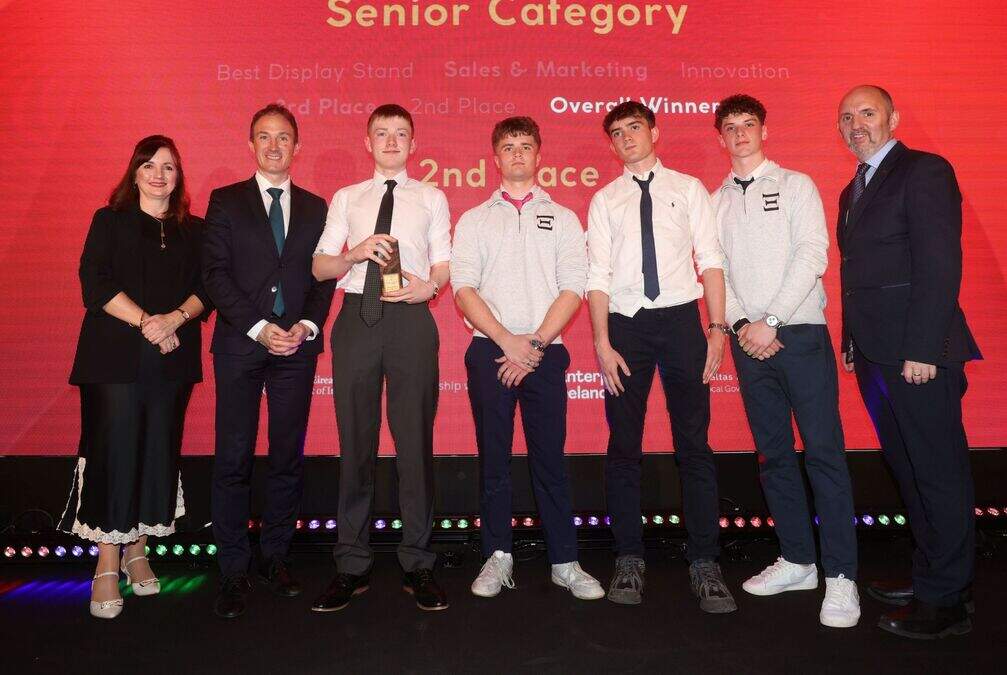 Cork student entrepreneurs sweep up at national awards for their 'incredible' projects