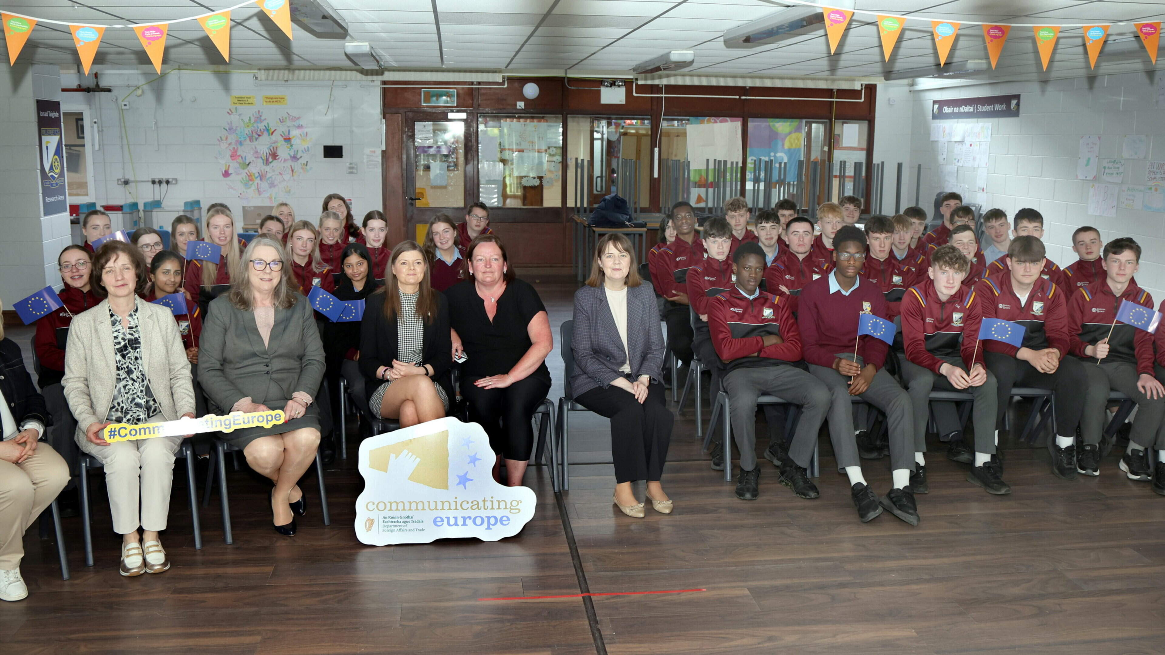 Cork students seize the chance to quiz MEP on the workings of the EU, during school visit