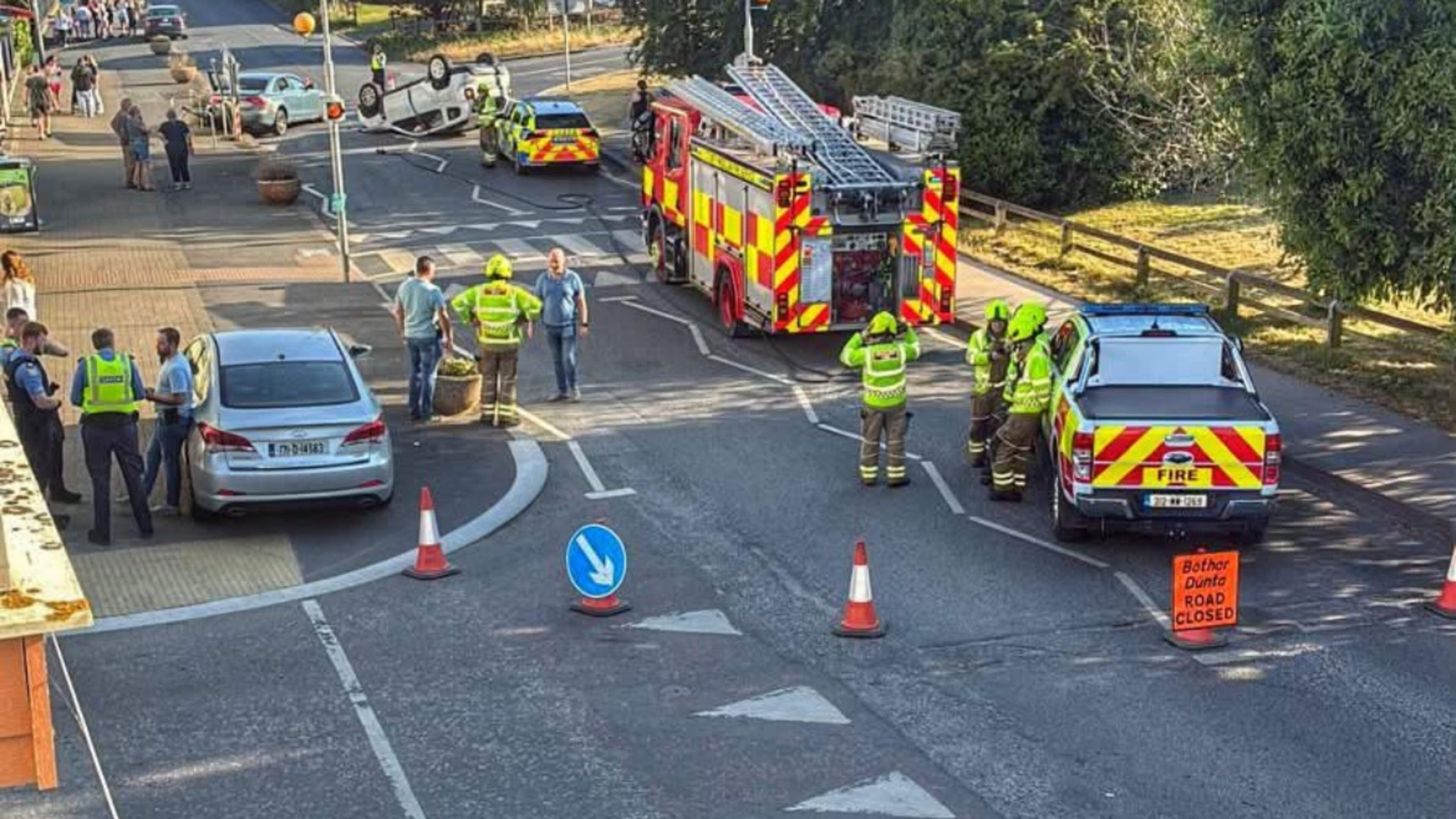 Armed men in balaclavas flee after crash in Wicklow