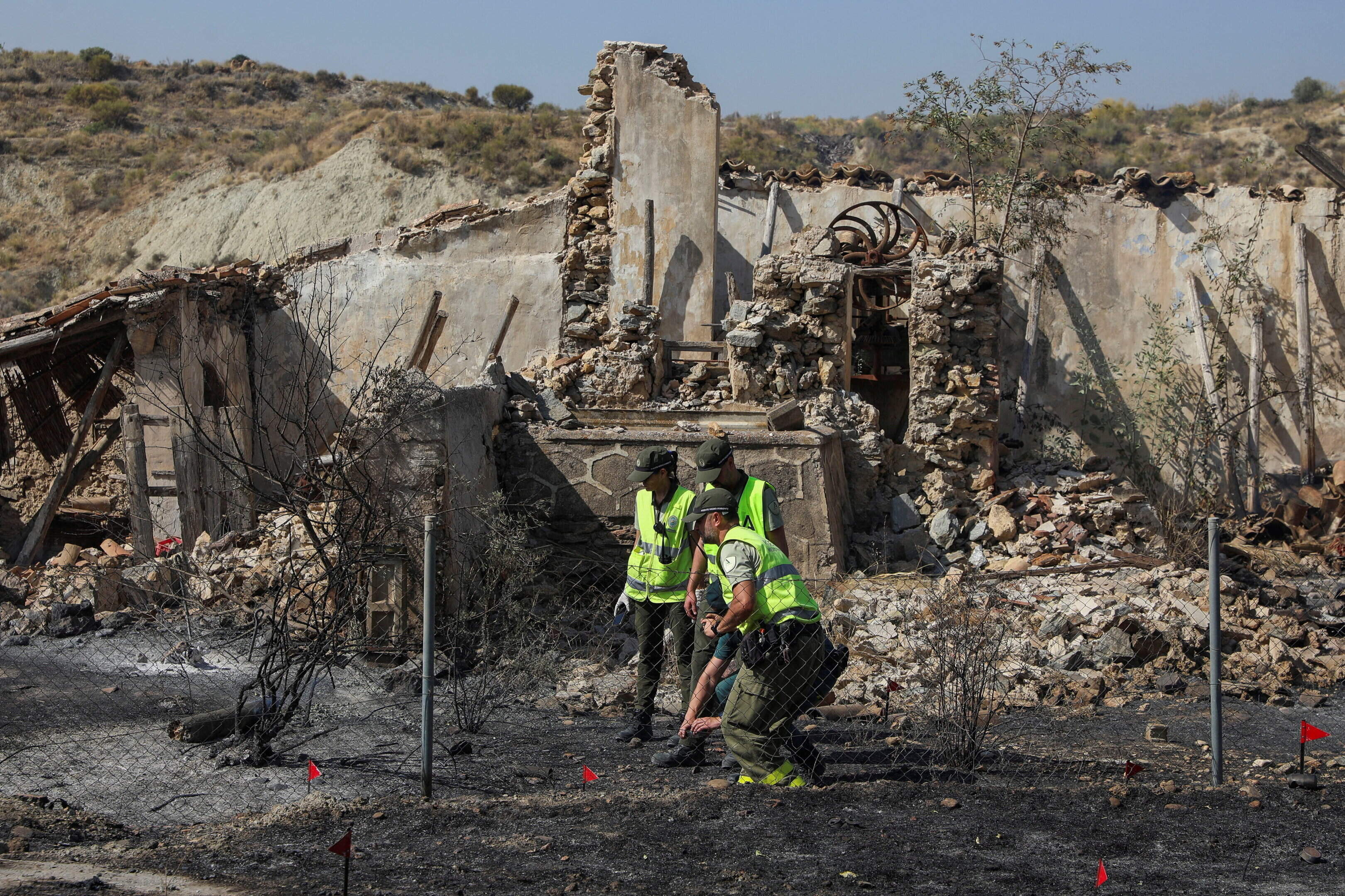 At least 12 dead and 23 missing as people flee wildfire in south Spain |  Irish Independent