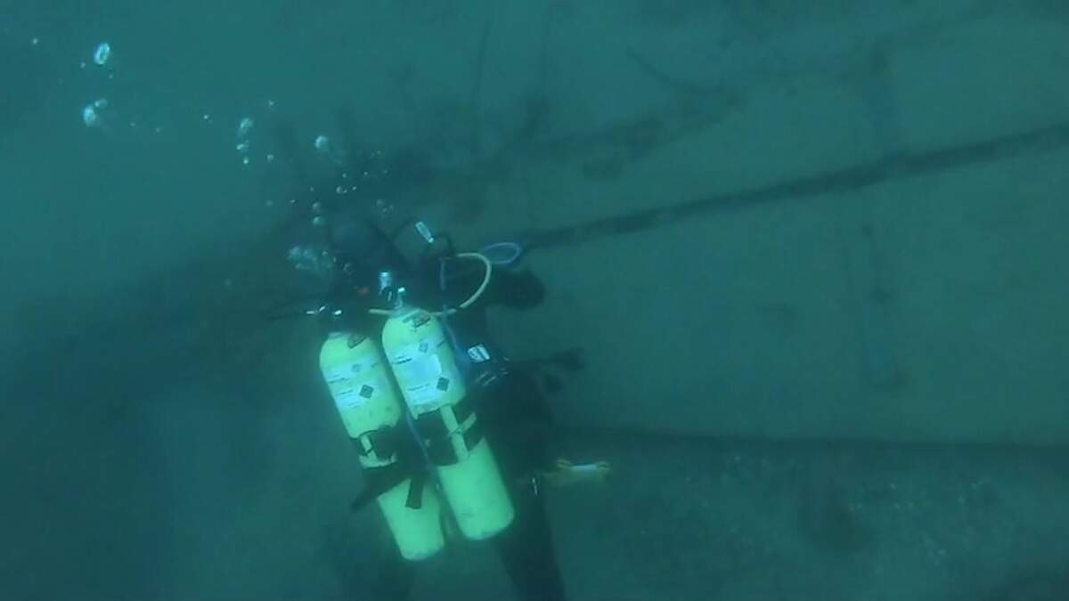 Divers discover rare copper-covered rudder of ship carrying Italian ...