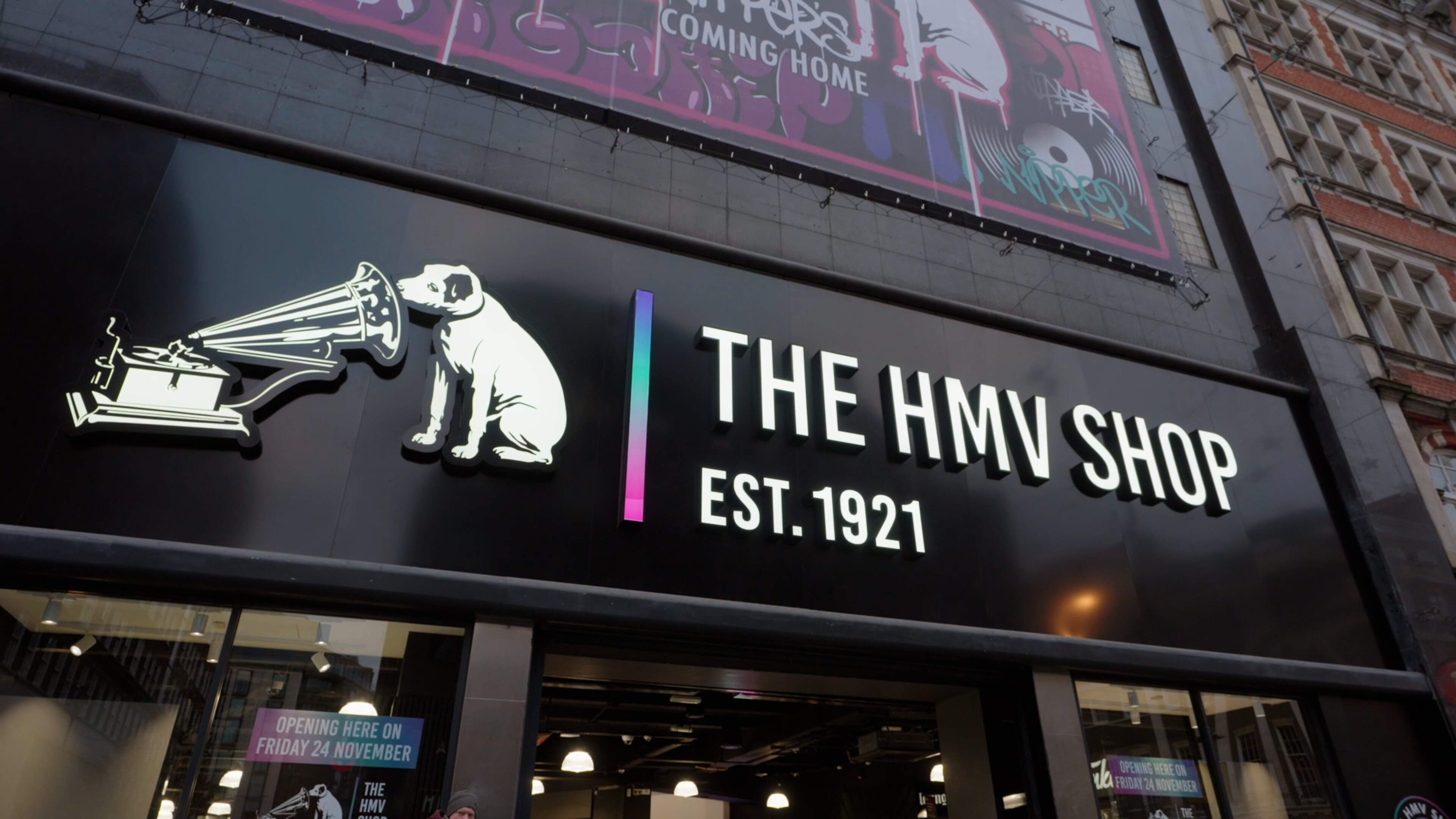 HMV to close Oxford Street store three years after reopening historic London site