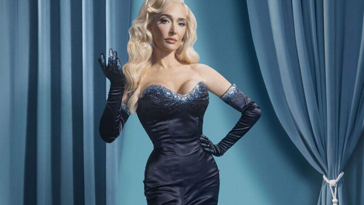 erika jayne blue dress Real Housewives of Beverly Hills star and singer talks about Tom Girardi's jailing, mental health and feeling fab at 53 Long One Shoulder Prom Dresses Women's Blazer Dresses | Color:Mint Vista