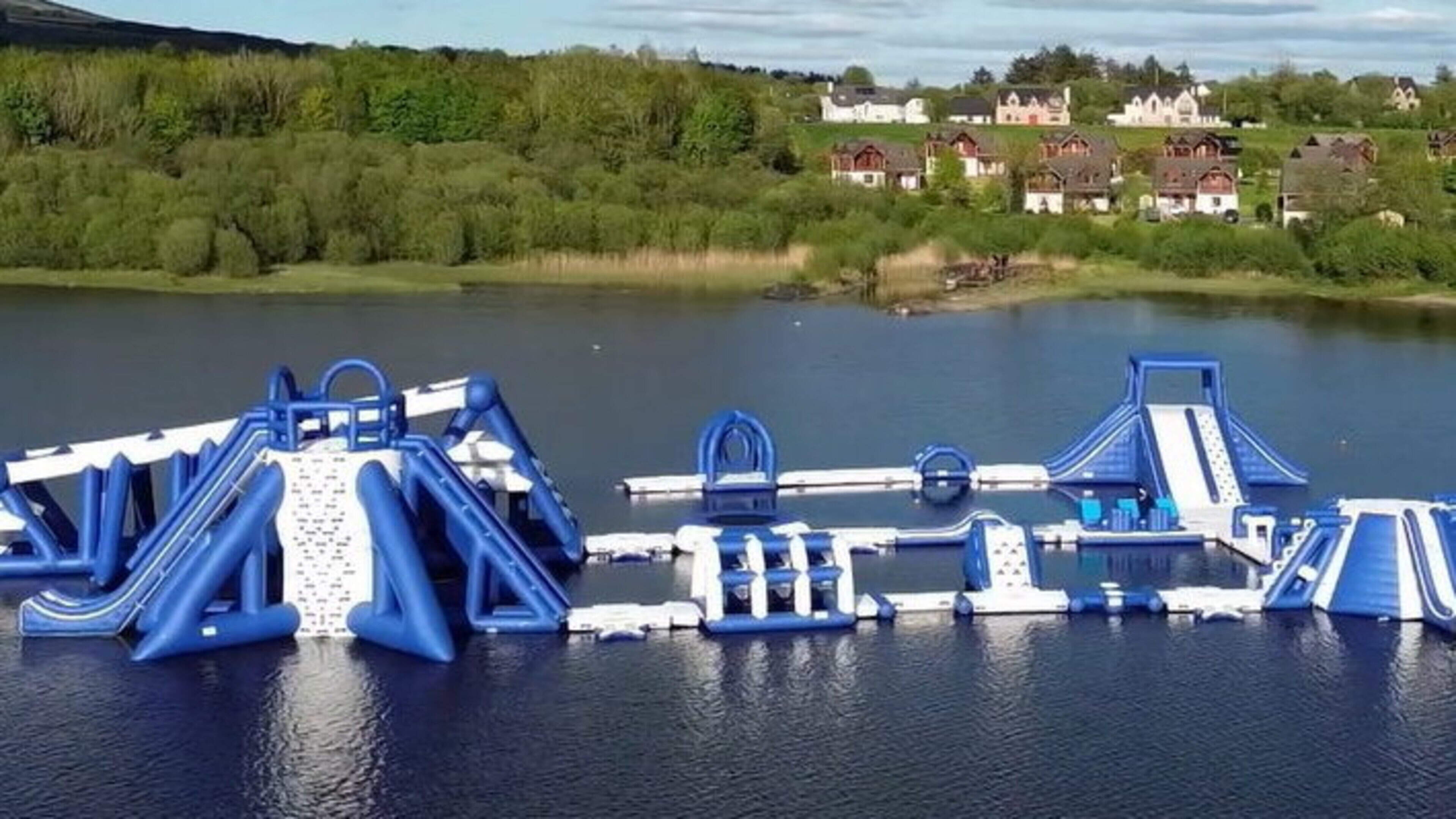 Excitement in Leitrim as new inflatable waterpark set to open this weekend