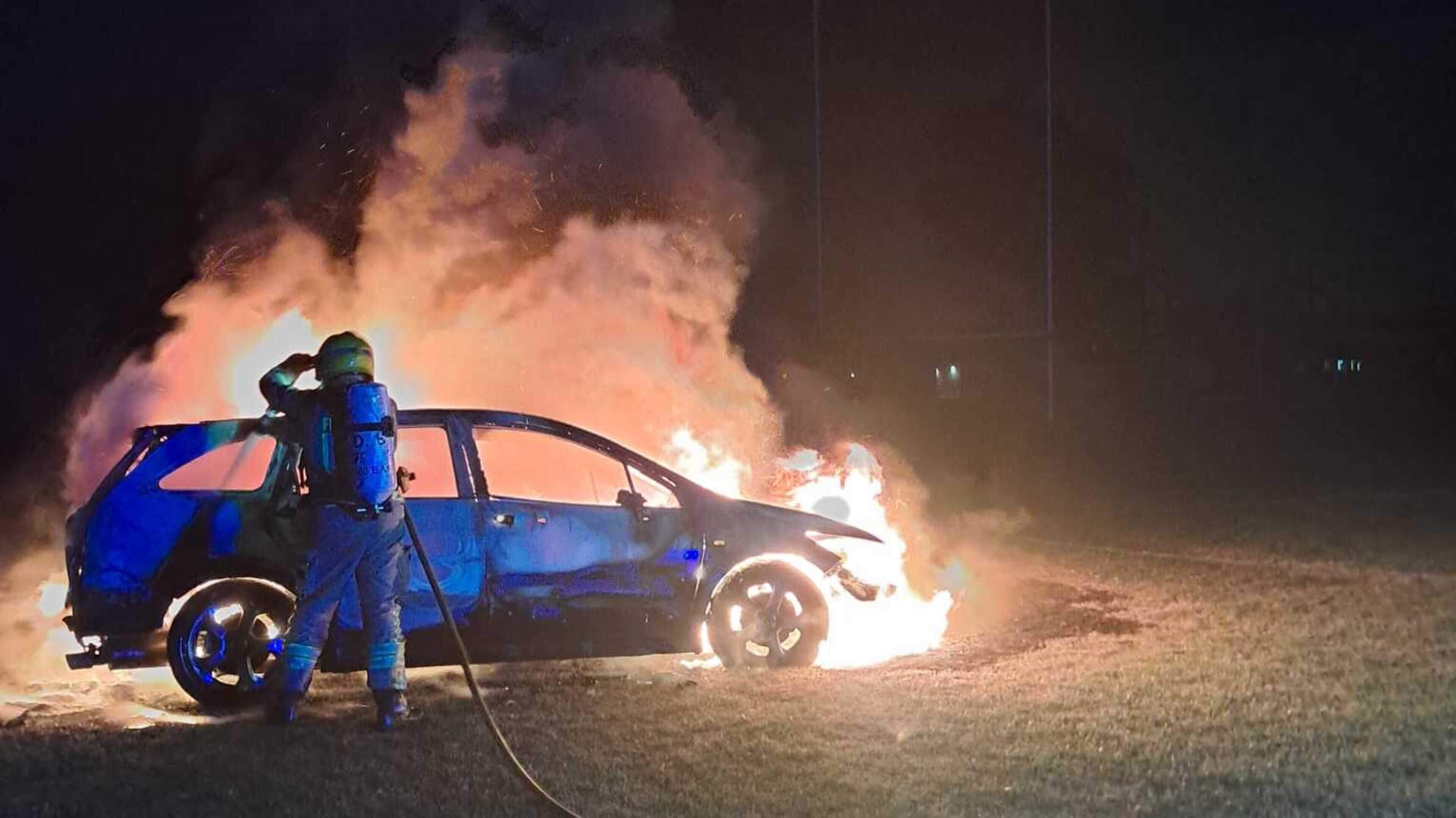‘We’re left with no home pitch’ - car set alight in the middle of Dublin GAA pitch in suspected act of vandalism