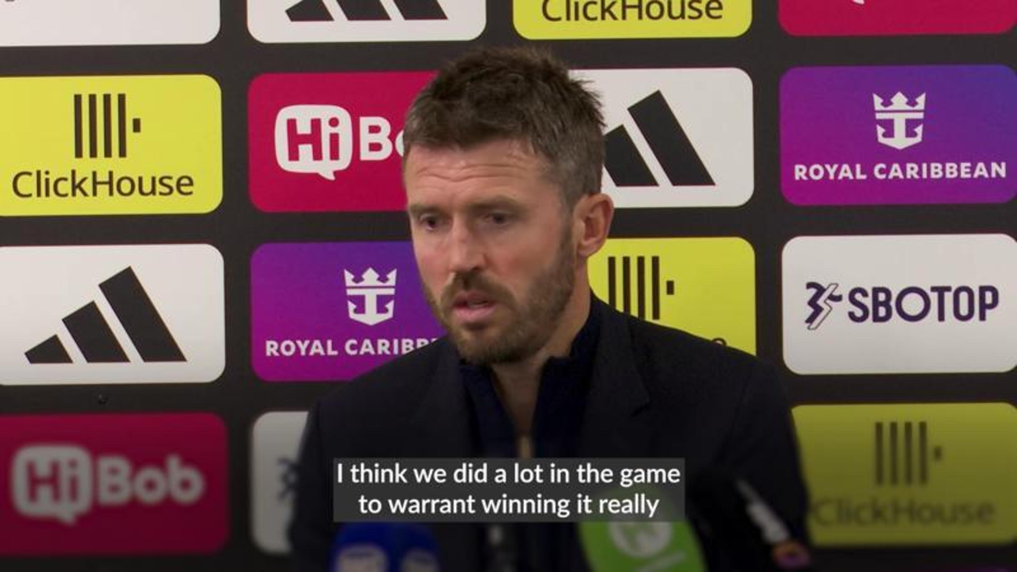 ‘I am not despondent’ — Michael Carrick says fine margins costing Manchester United after draw at Fulham