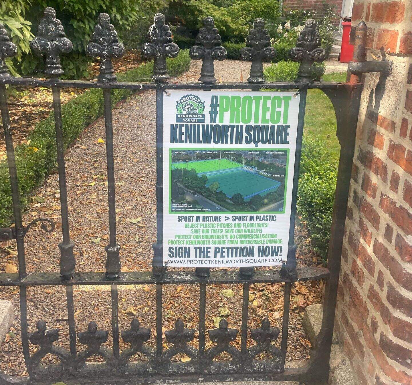 South Dublin residents protest against school’s plans for astroturf ...
